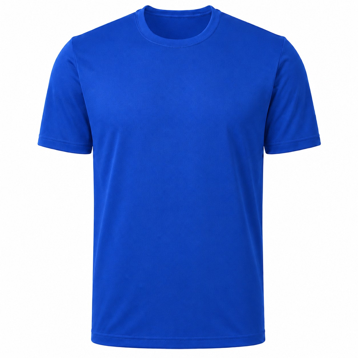 Moisture Wicking Polyester Athletic Tee — Blue