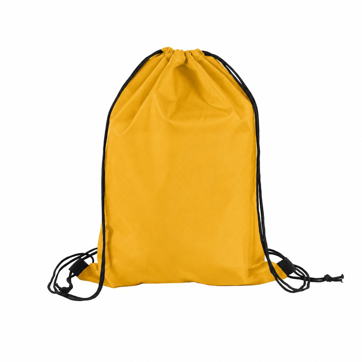 210D Polyester Drawstring Bag — Gold