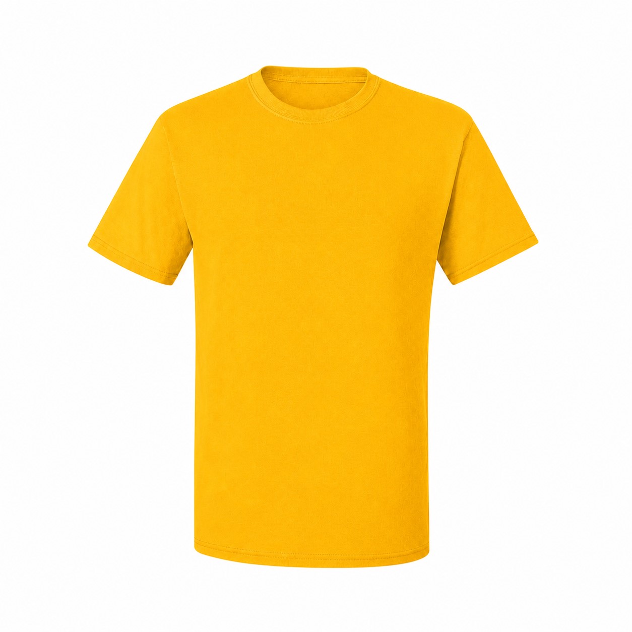 Cotton Polyester Moisture-Wicking T-Shirt — Gold