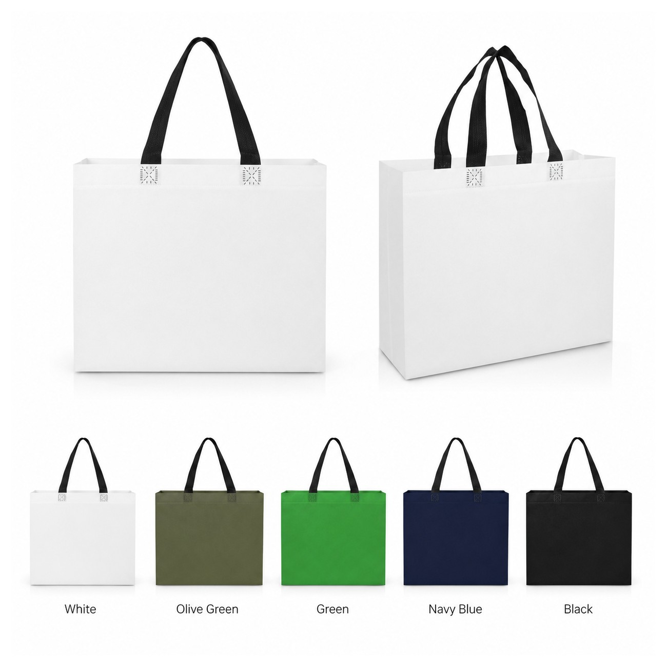 70GSM Non-Woven White Tote Bag