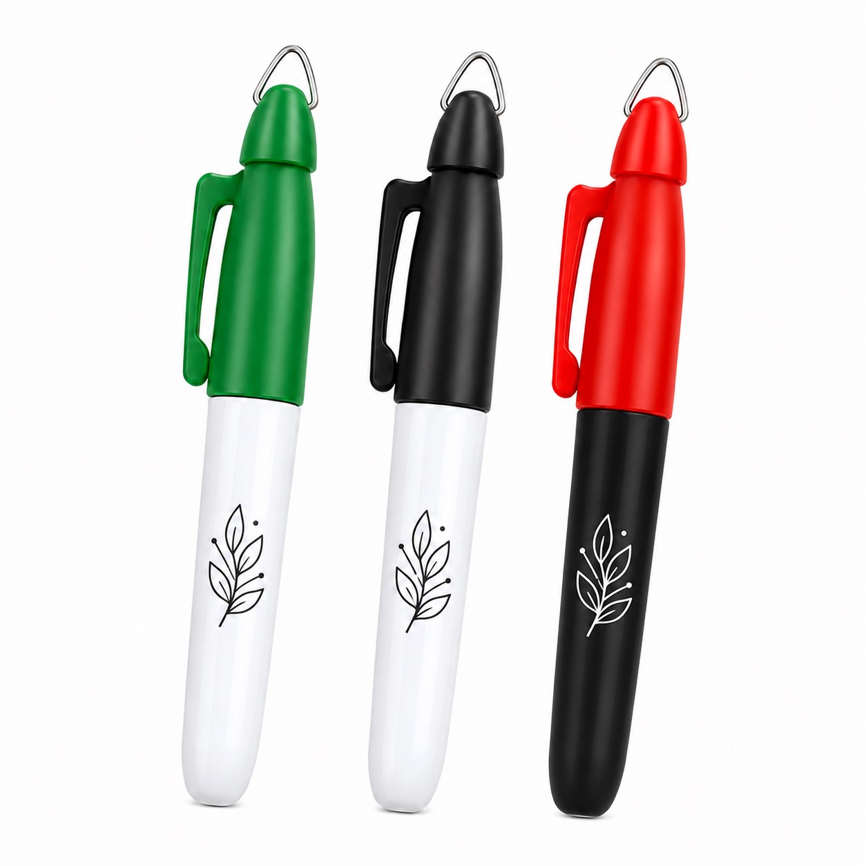 Plastic Golf Ball Line Pen With Hook