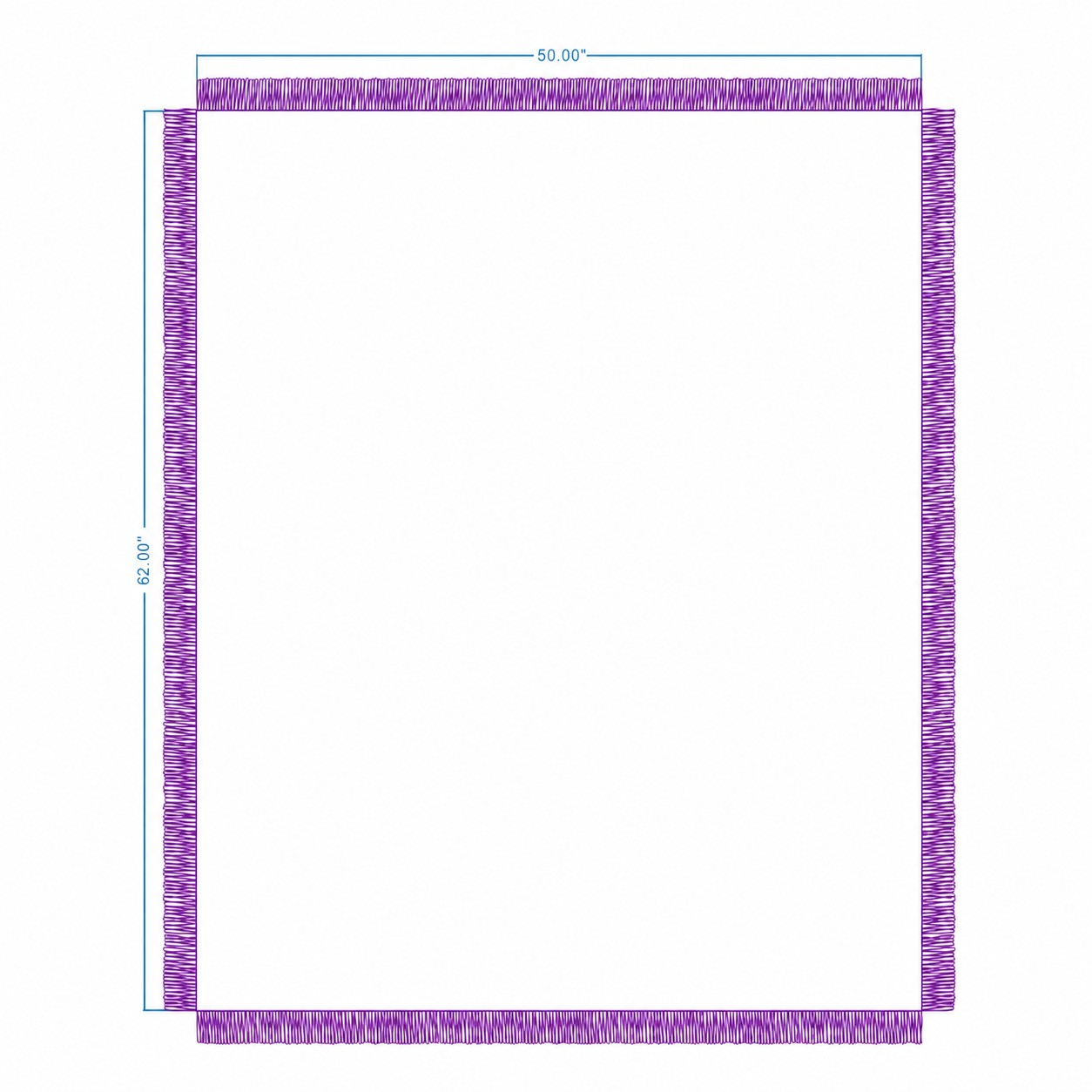 Jacquard Woven Throw Blanket — Purple