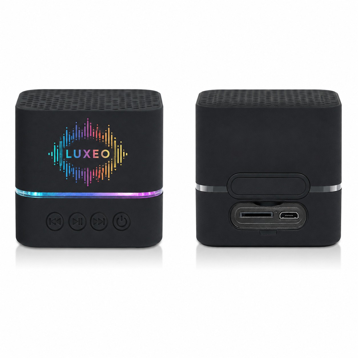 Cube Wireless Speaker With LED Lighting