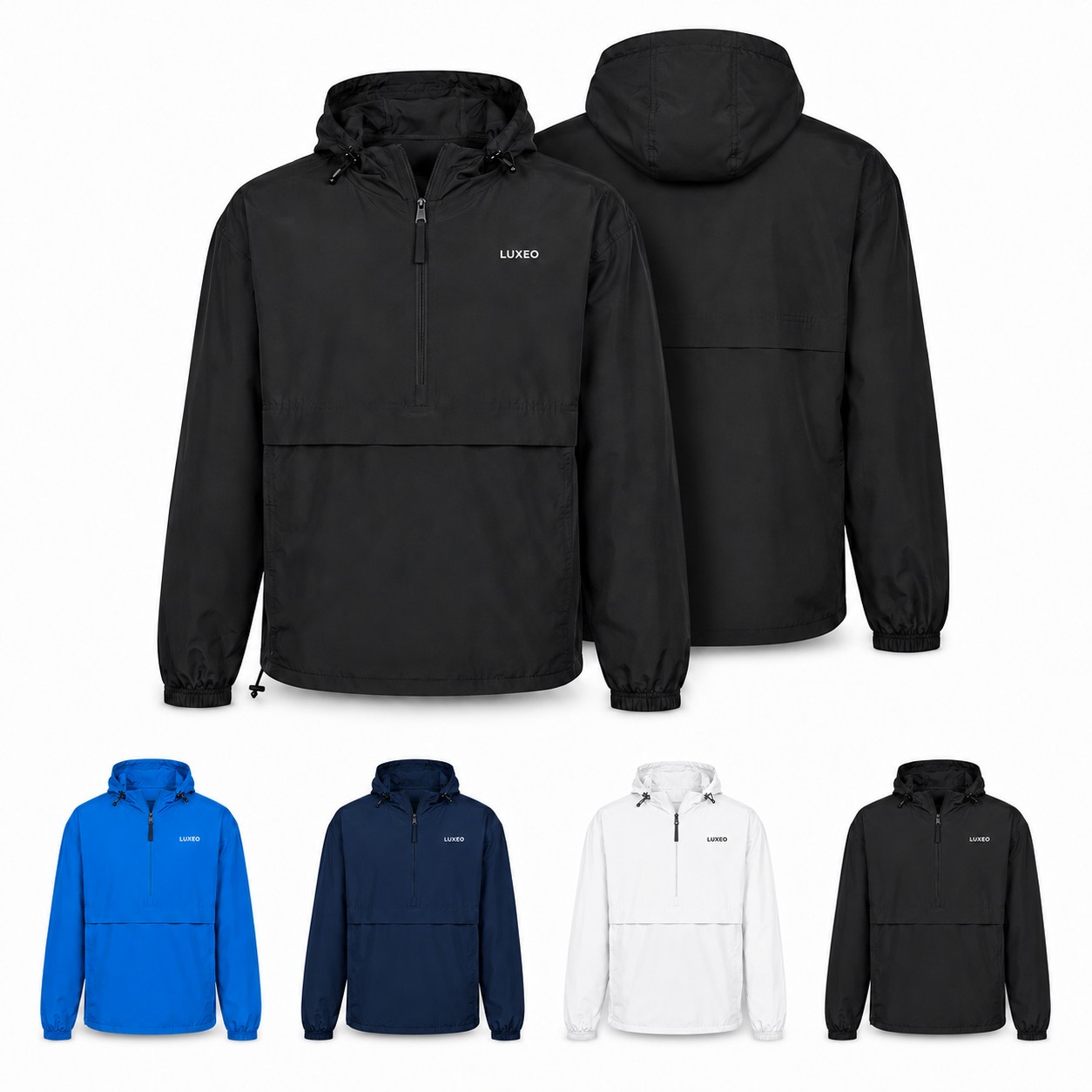 Polyester Packable Pullover Jacket