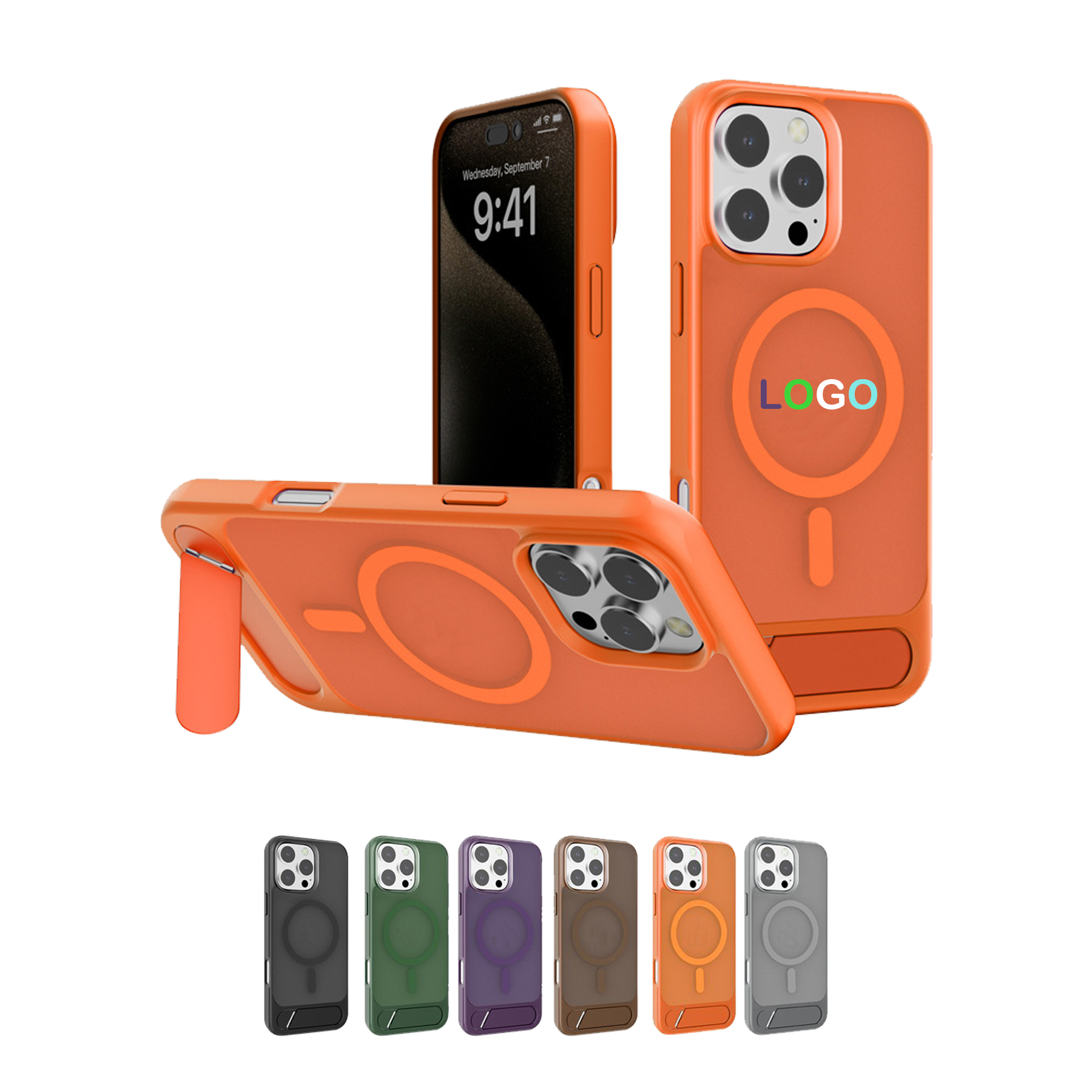 Magnetic TPU Phone Case Stand
