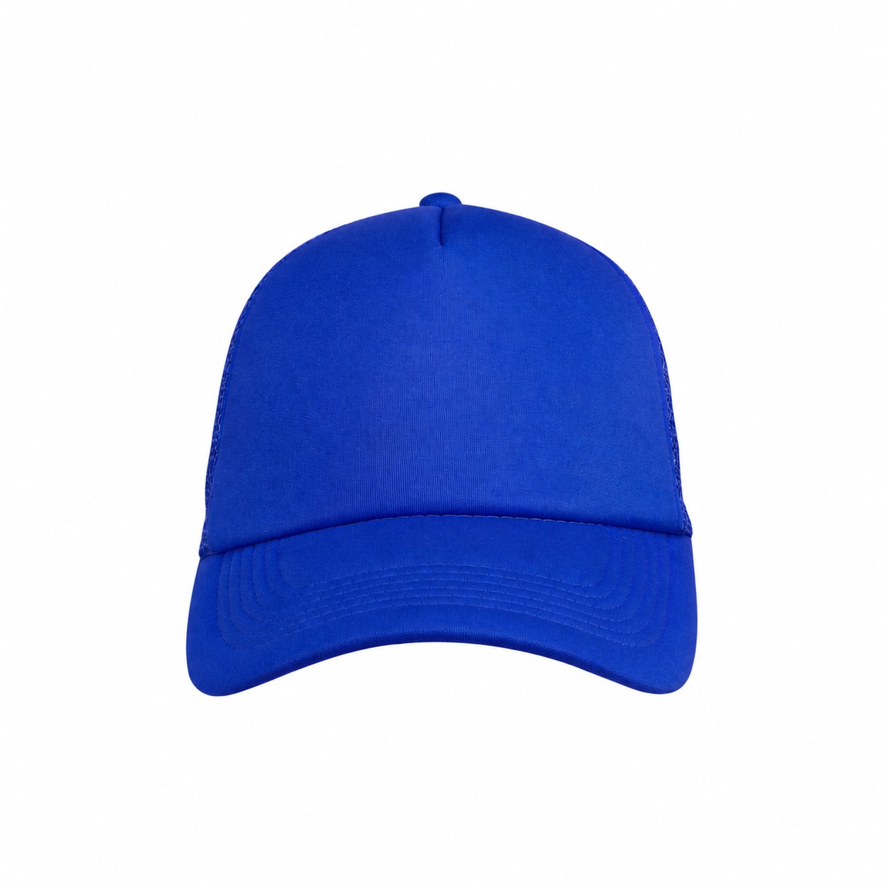 22.8-Inch Five-Panel Foam Trucker Cap — Royal Blue