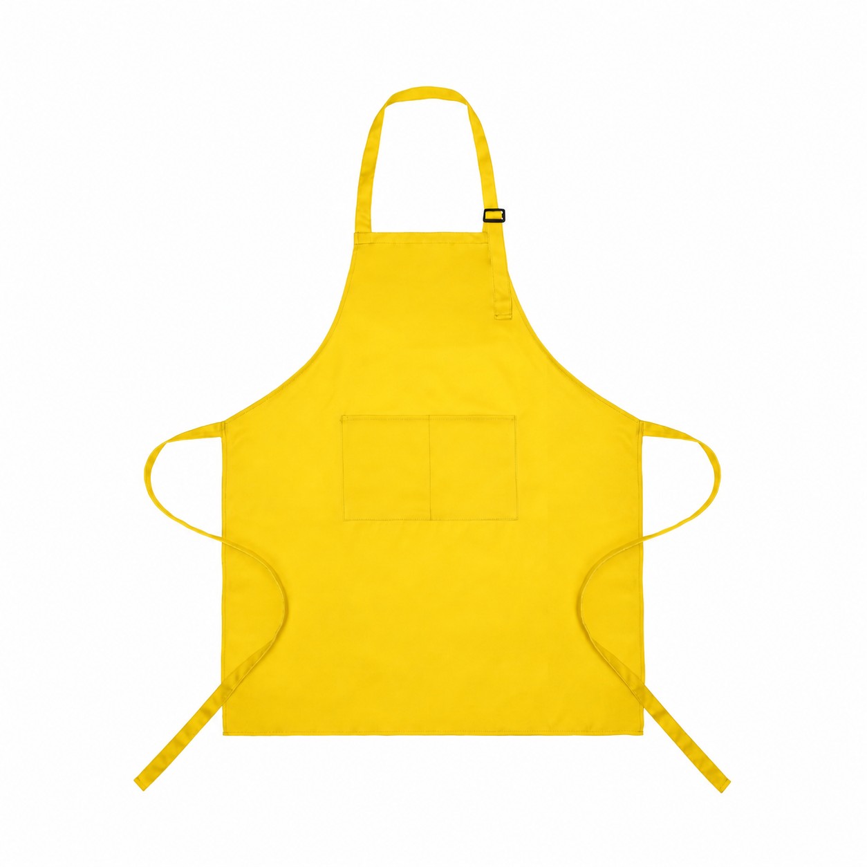 Full Length Polyester Bib Apron — Yellow