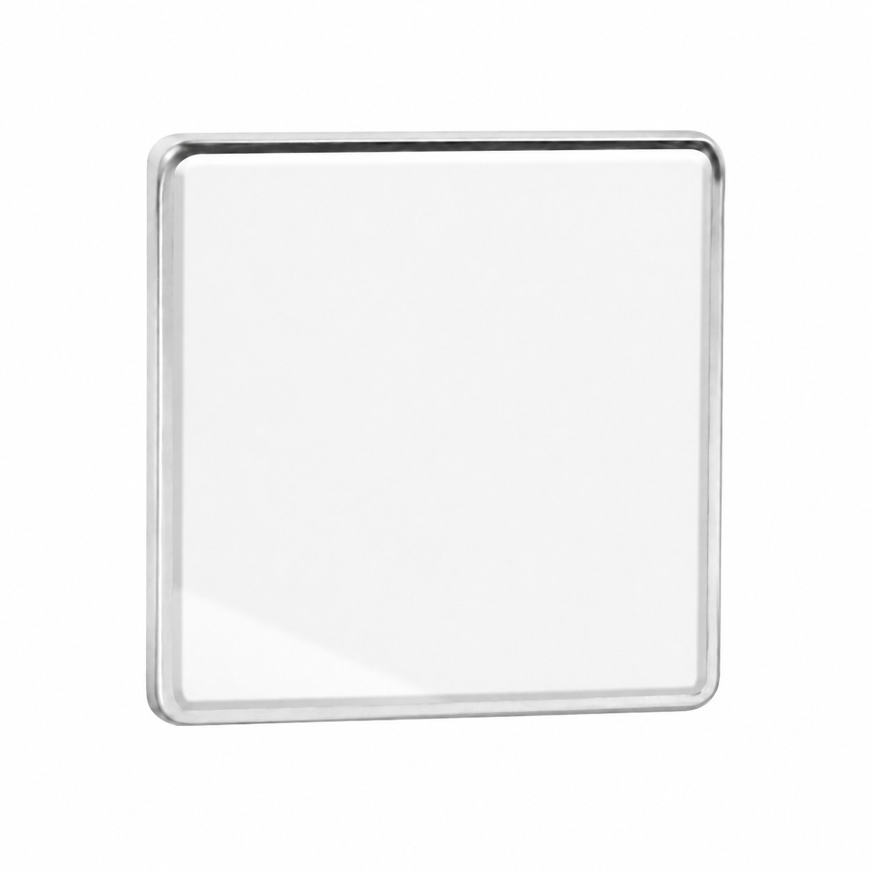 Epoxy Dome Zinc Alloy Pin — White