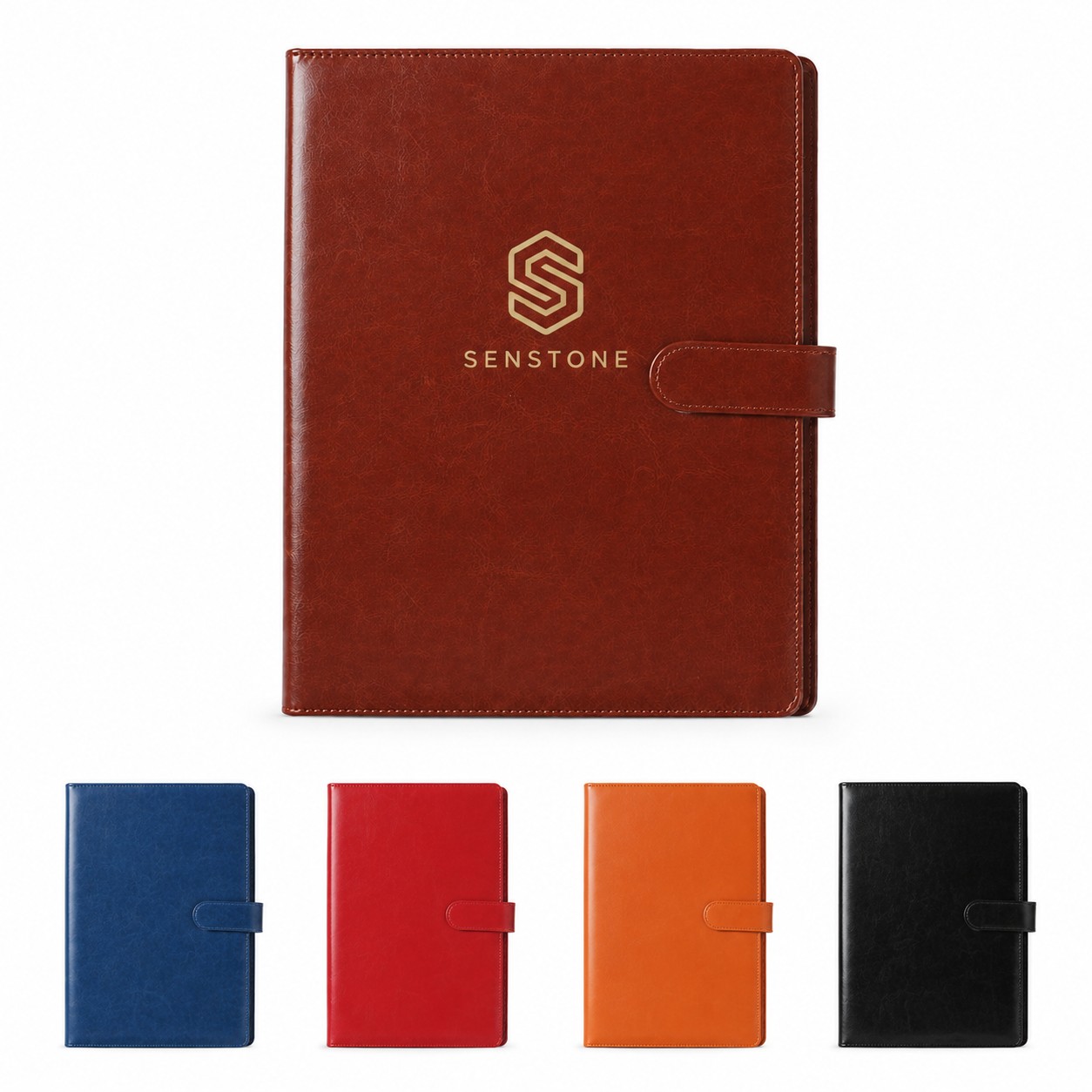 PU Leather Document Folder With Tab Closure