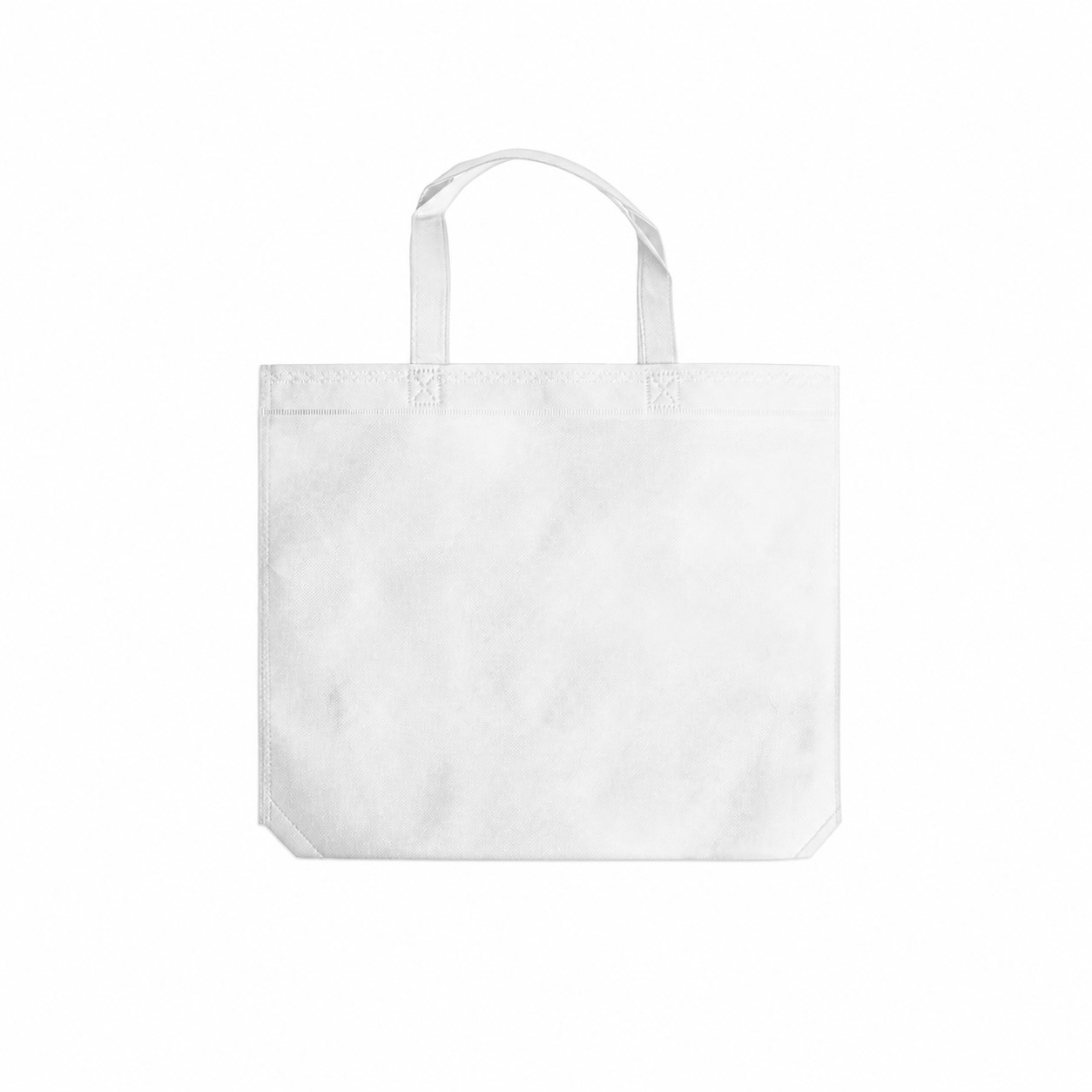 Shopping 15" Tote Bag — White
