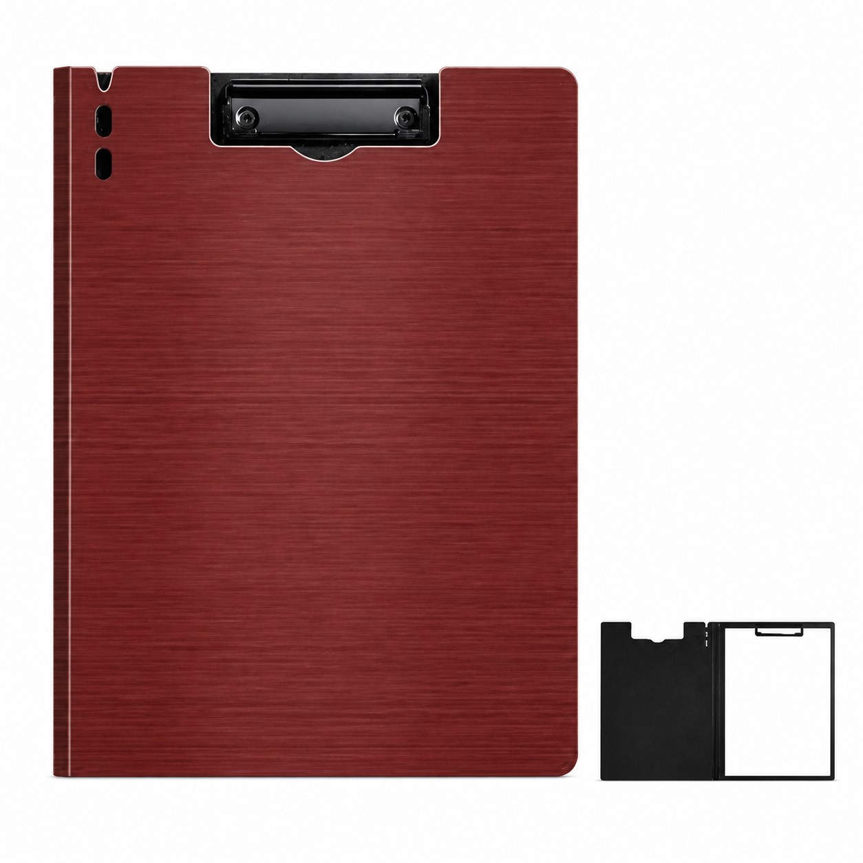 Brushed Polypropylene Vertical Clipboard Folder — view 2