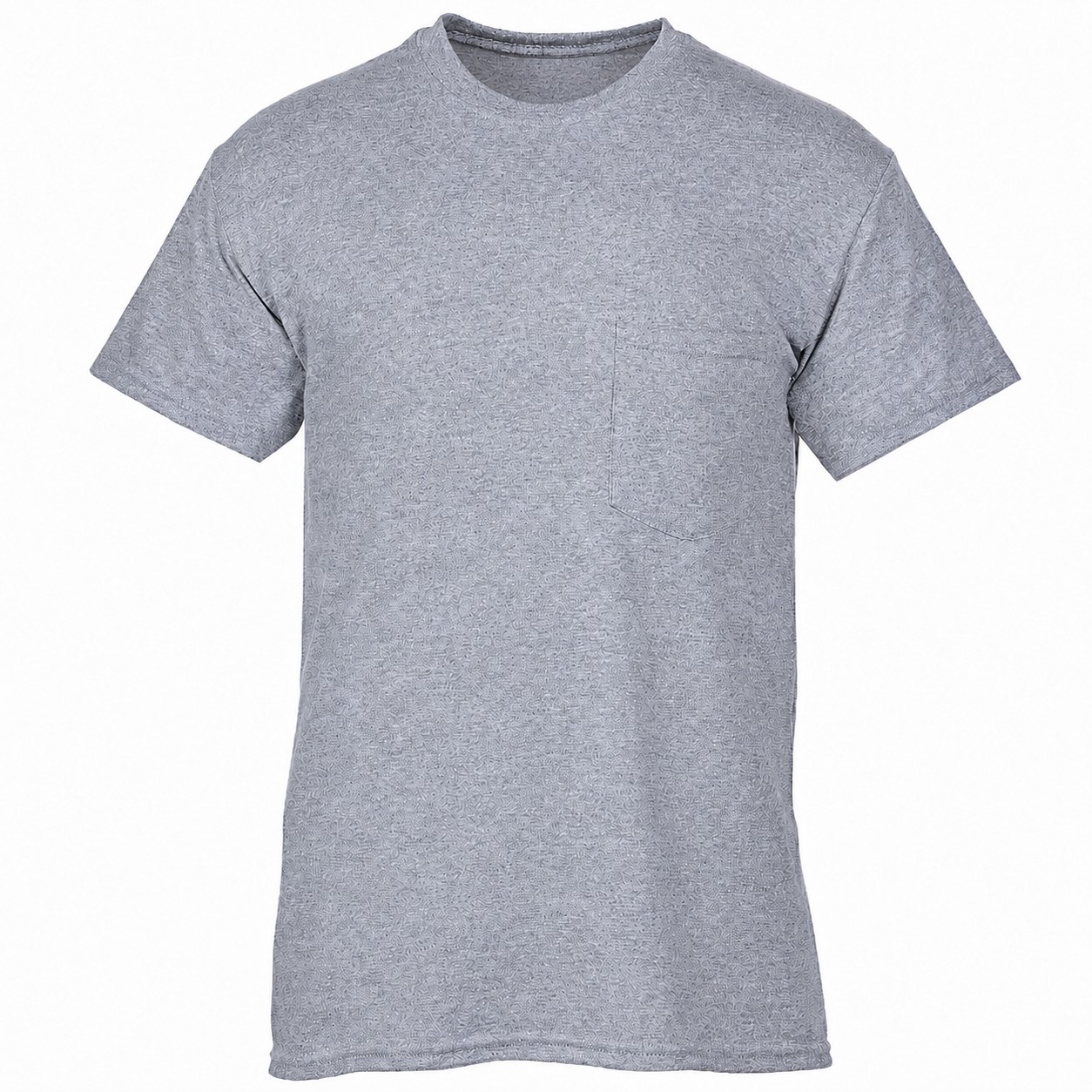 Cotton-Polyester Blend Pocket T-Shirt — view 2