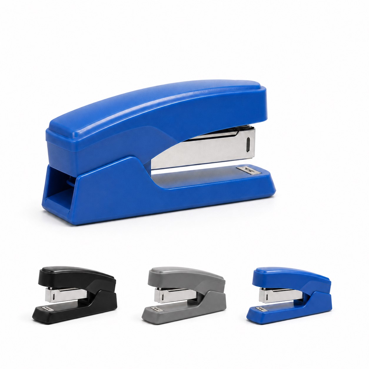 Mid Size Plastic Stapler With Curved Grip