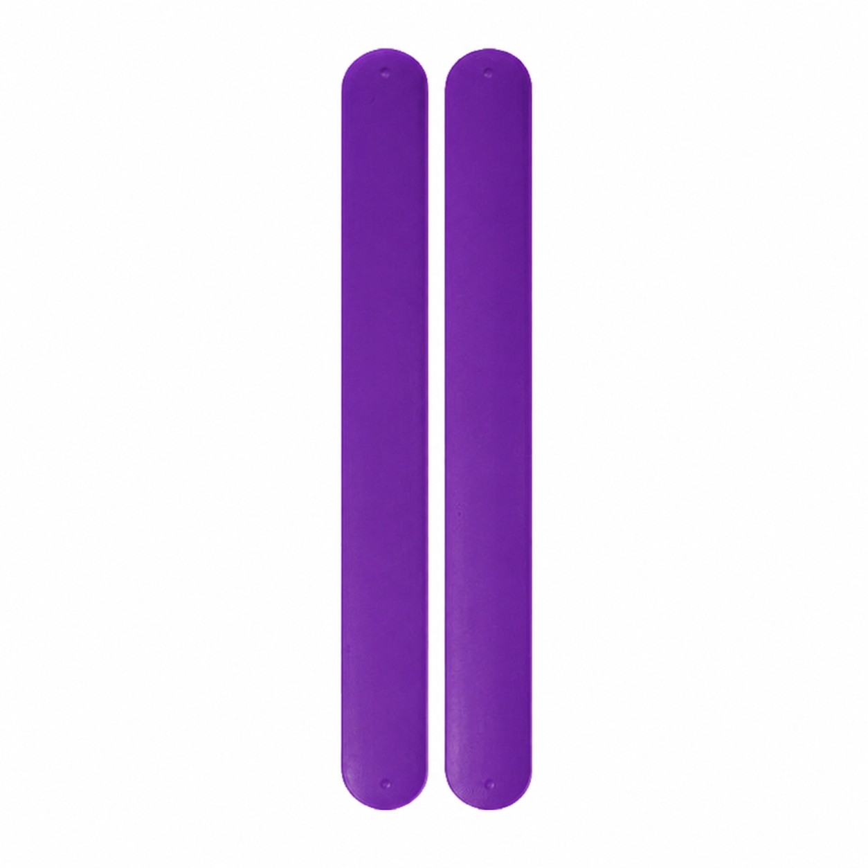 Silicone Slap Wristband Bracelet — Purple