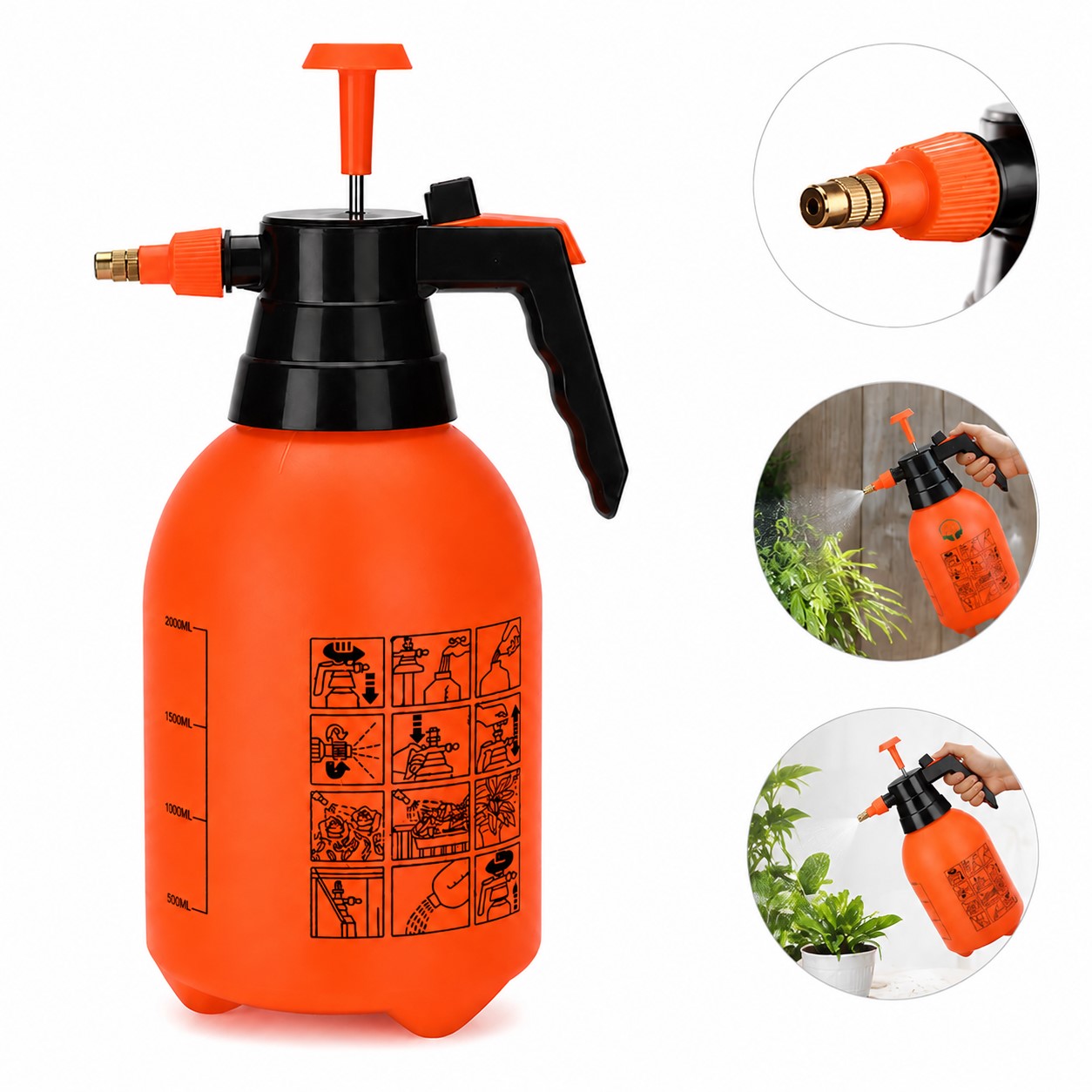 Polypropylene Hand Pump Garden Sprayer
