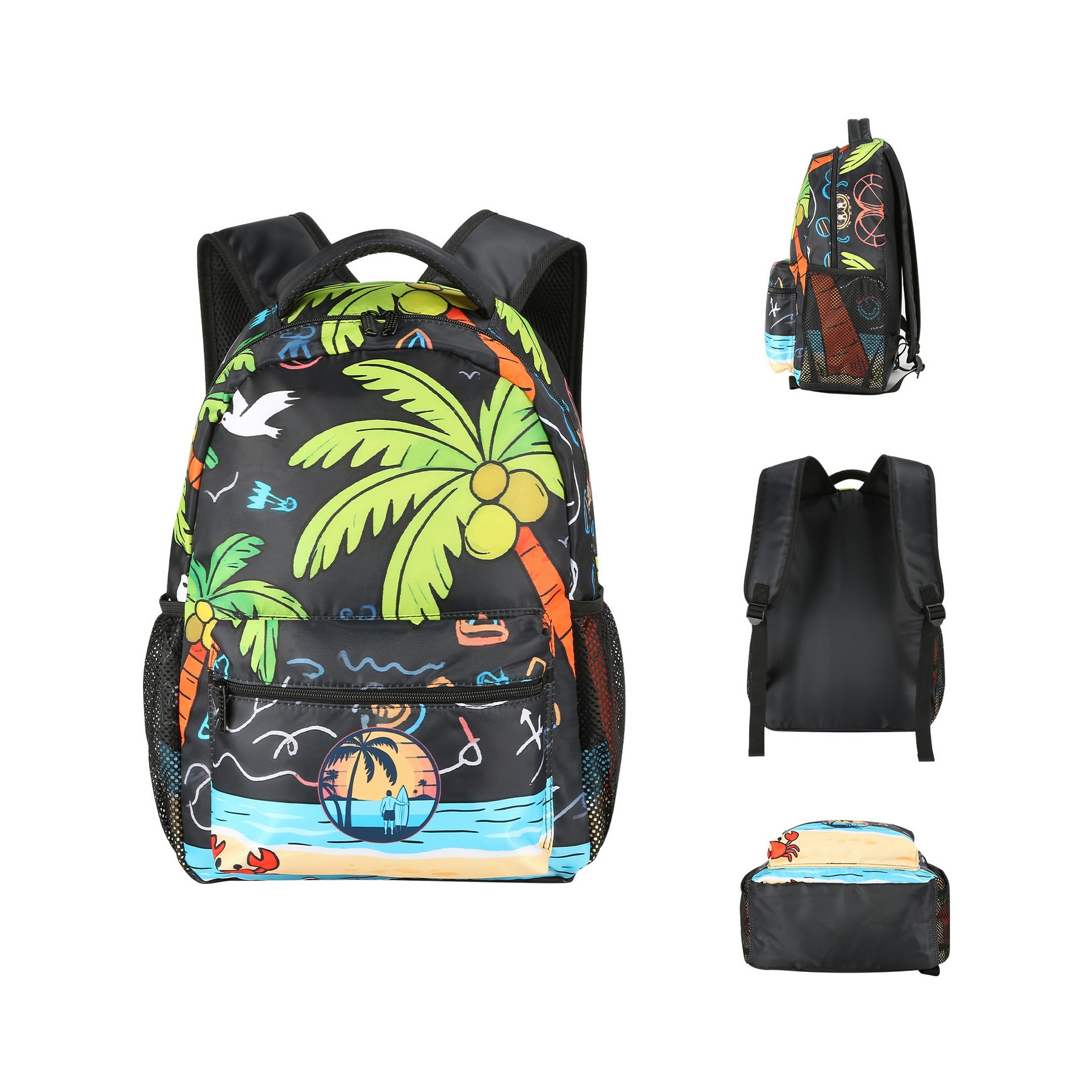 Roomy Polyester Laptop Backpack — view 2