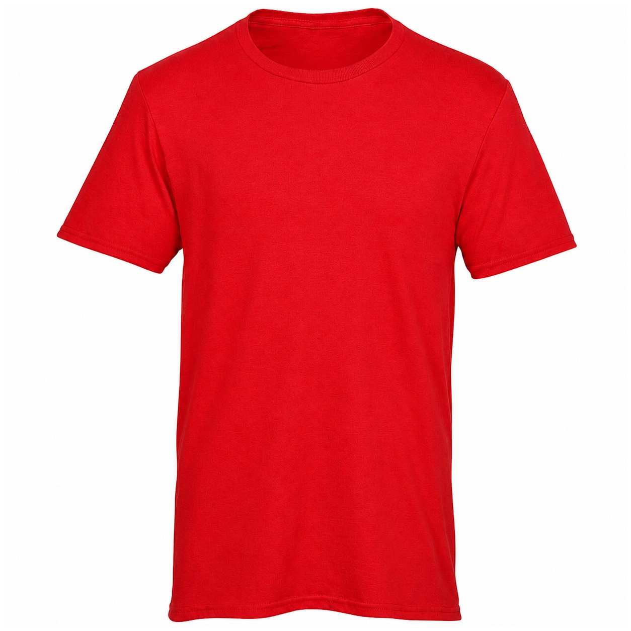 Premium Cotton Crewneck T-Shirt — Red