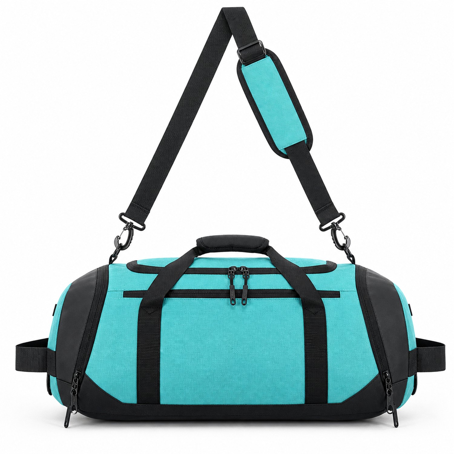 Polyester Duffel Bag With Shoe Compartment — view 2