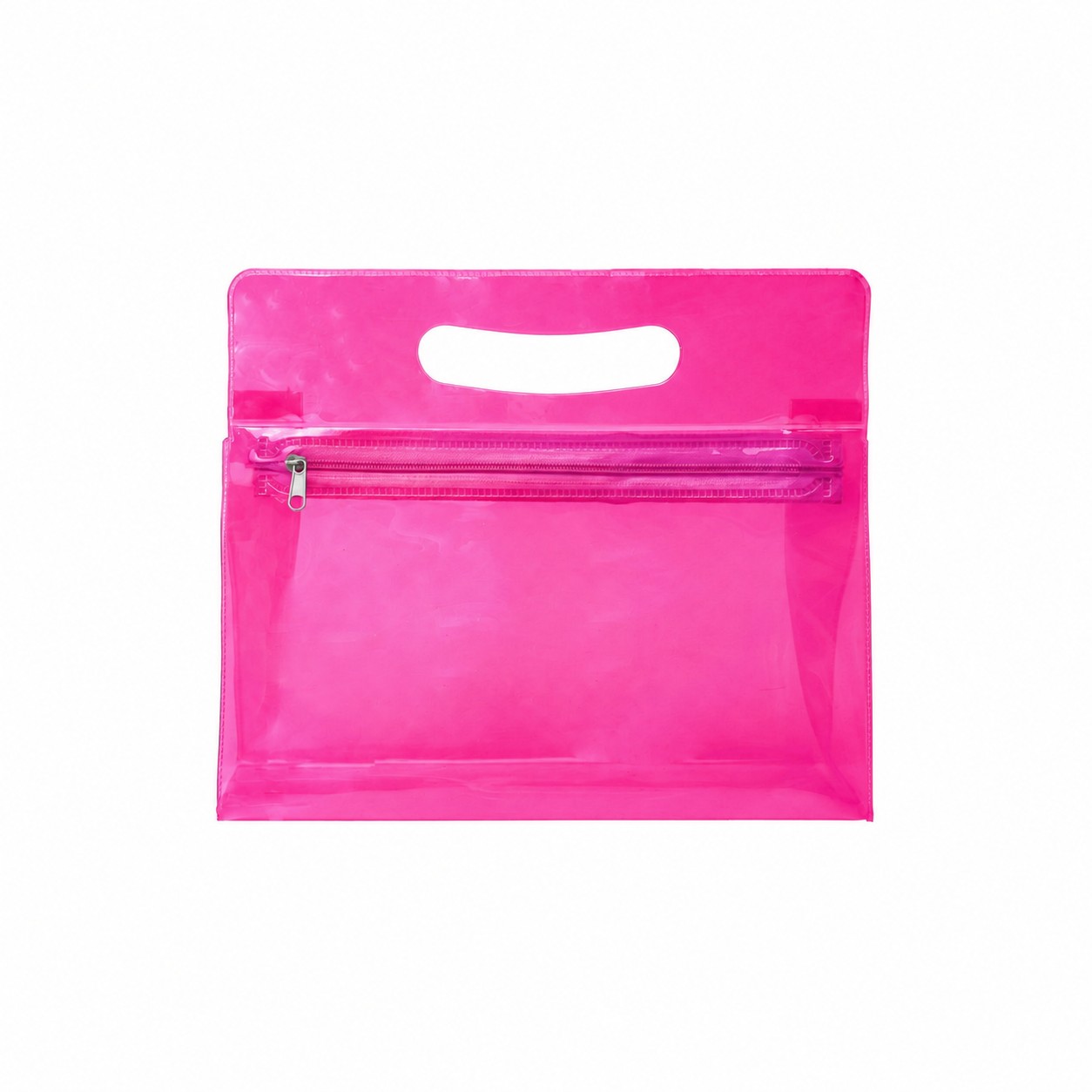 Zippered Storage Carry Bag — Fuchsia Pink