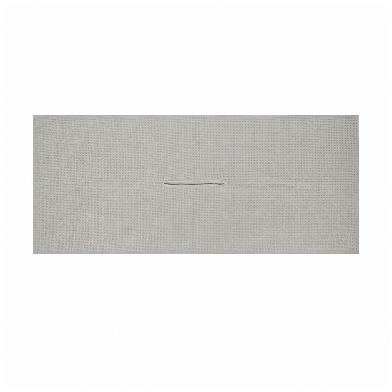 Microfiber Caddie Towel With Club Slit — Nickel Silver