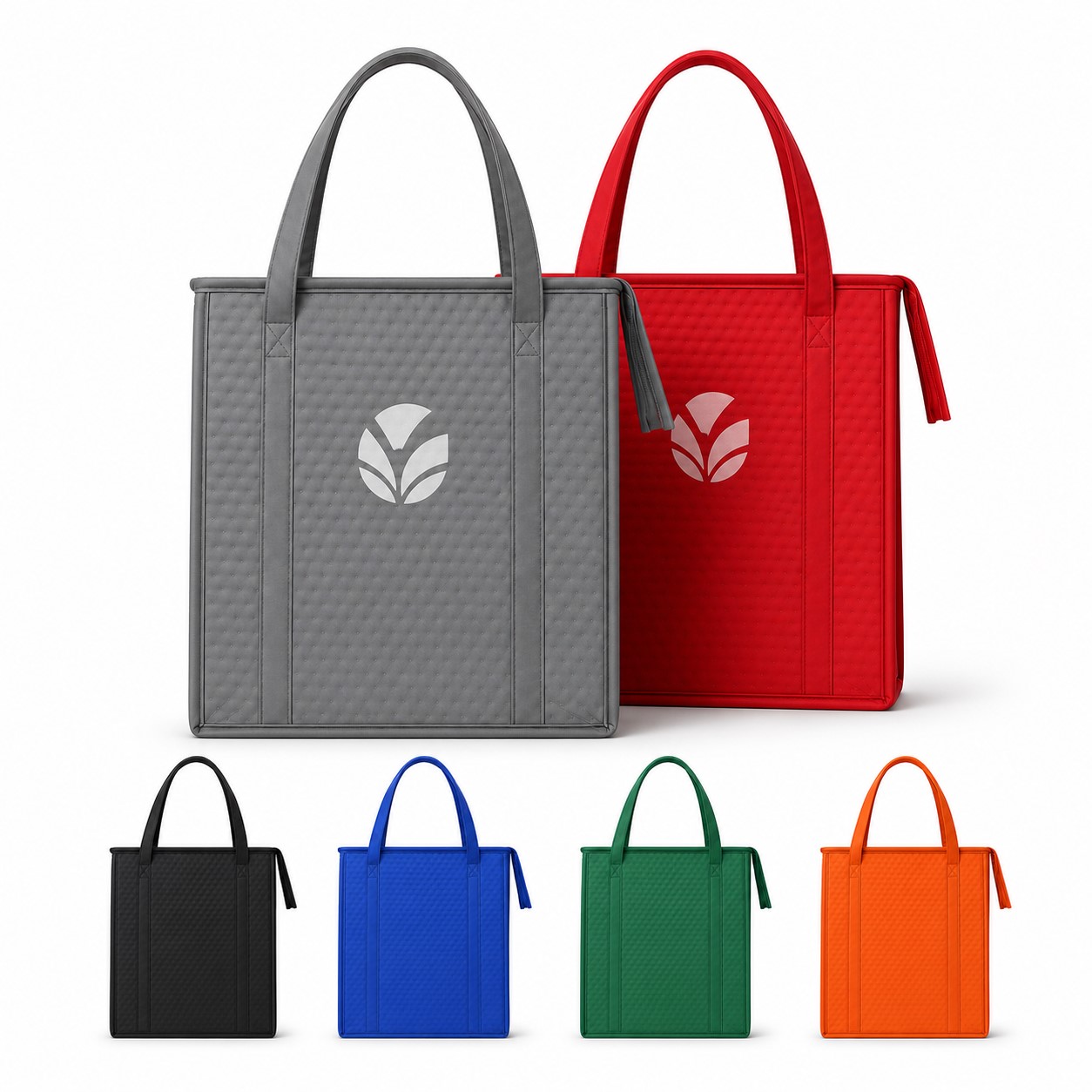 Tall Insulated Polyester Food Tote