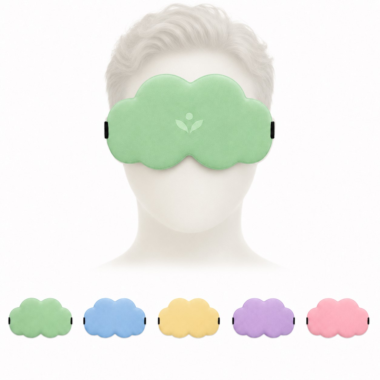 Cloud Shaped Cooling Light Blocking Sleep Mask