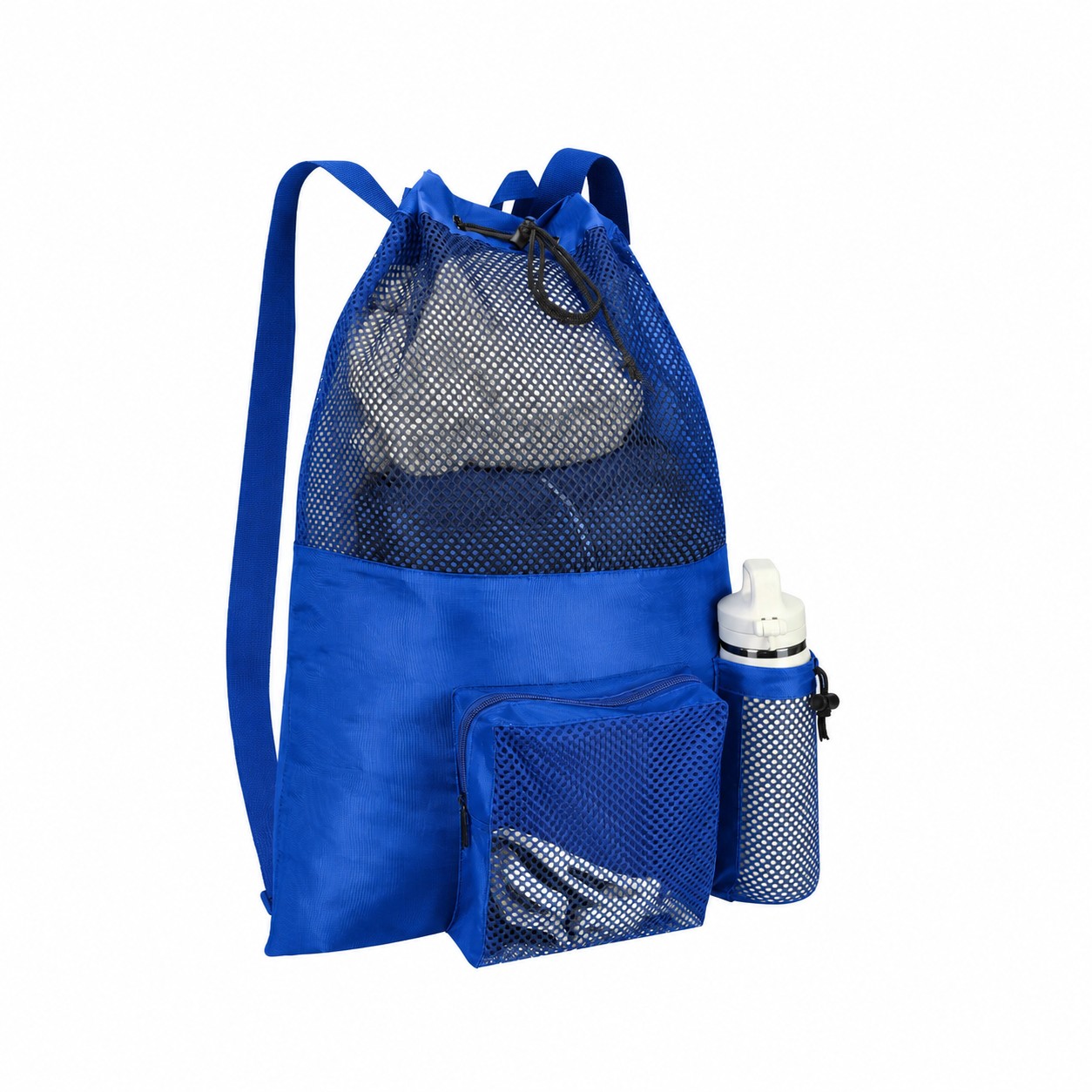 RPET Non-Woven Roomy Backpack — Blue