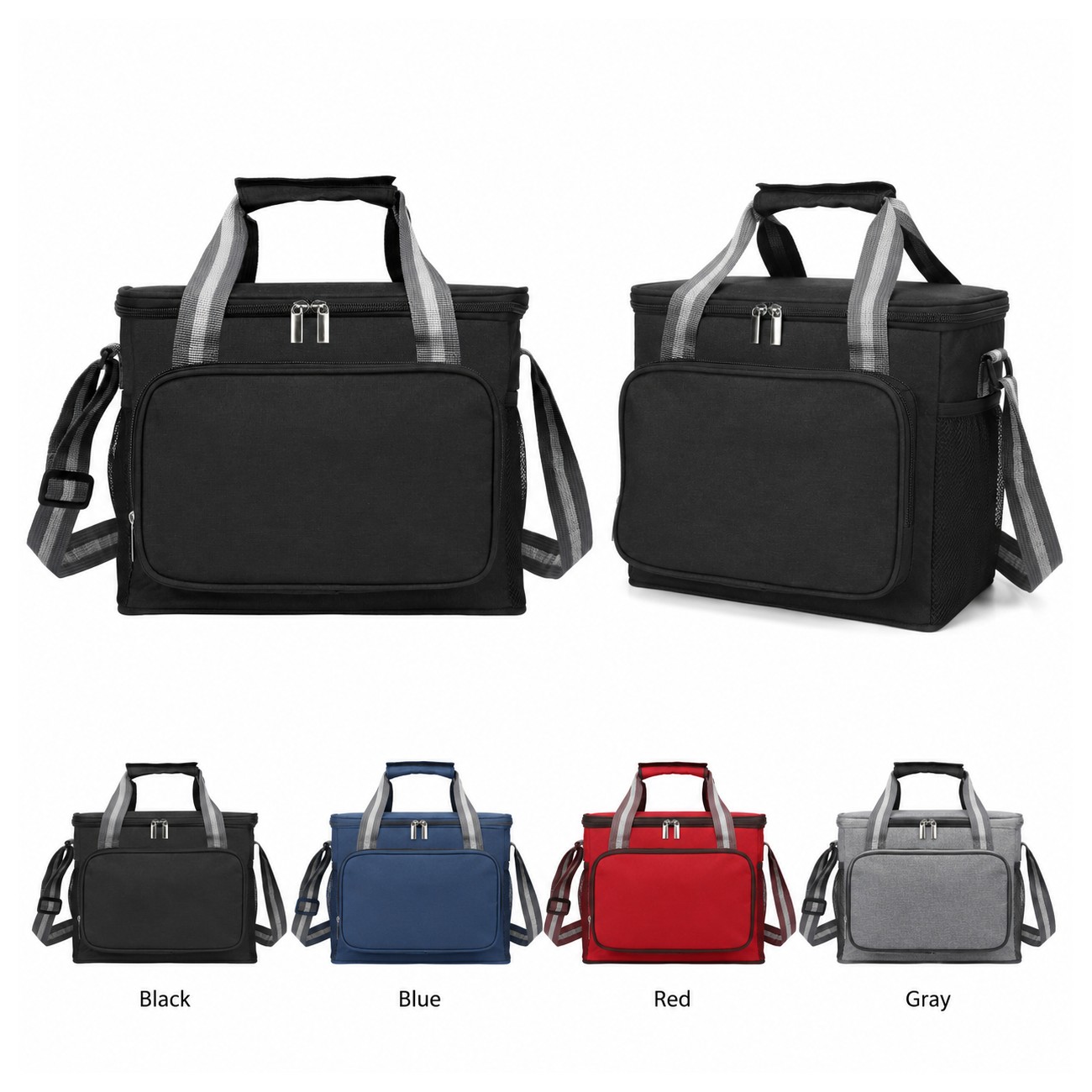 Zippered Storage 300D Polyester Lunch Cooler