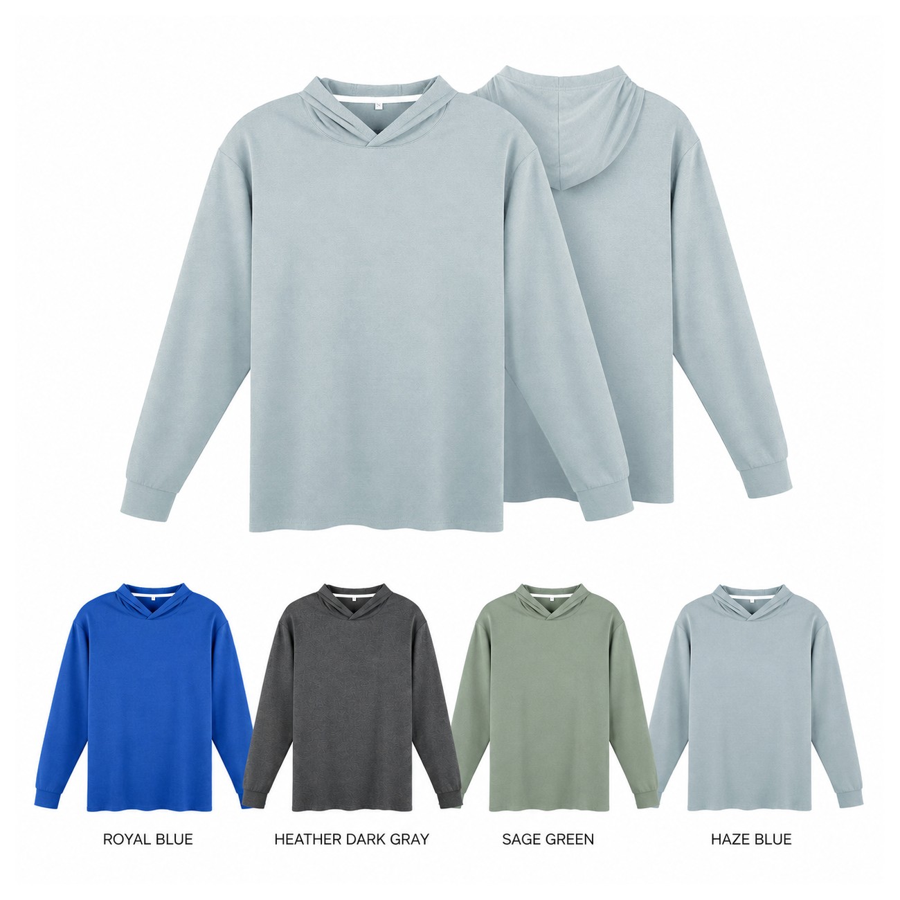 Haze Blue Unisex Hoodie