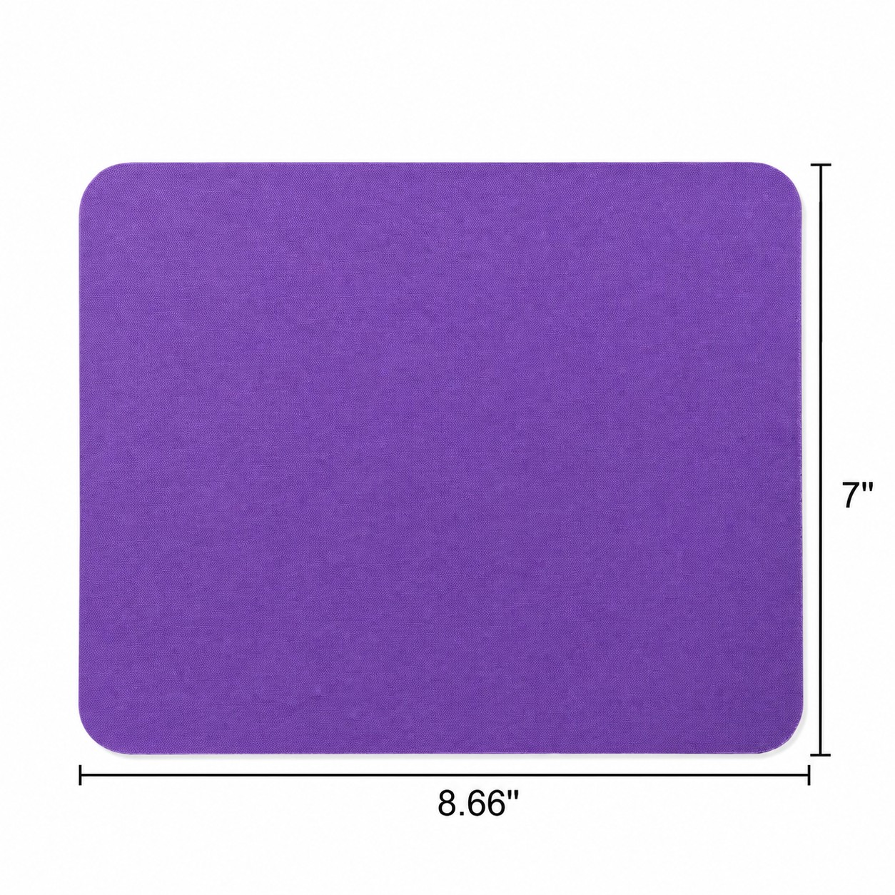 Soft Surface Fabric Mouse Pad — Purple