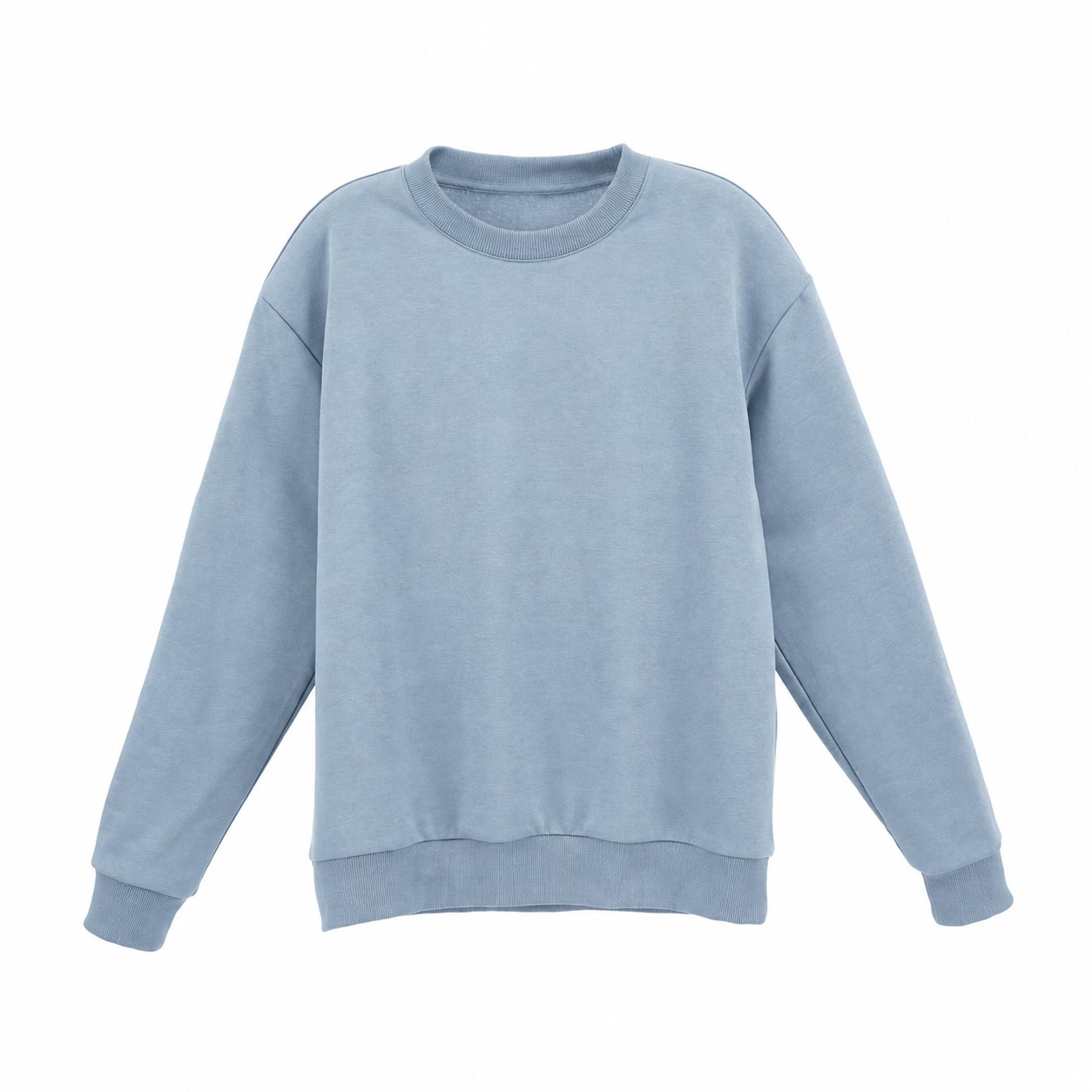 Unisex Smooth Surface Sweatshirt — Haze Blue
