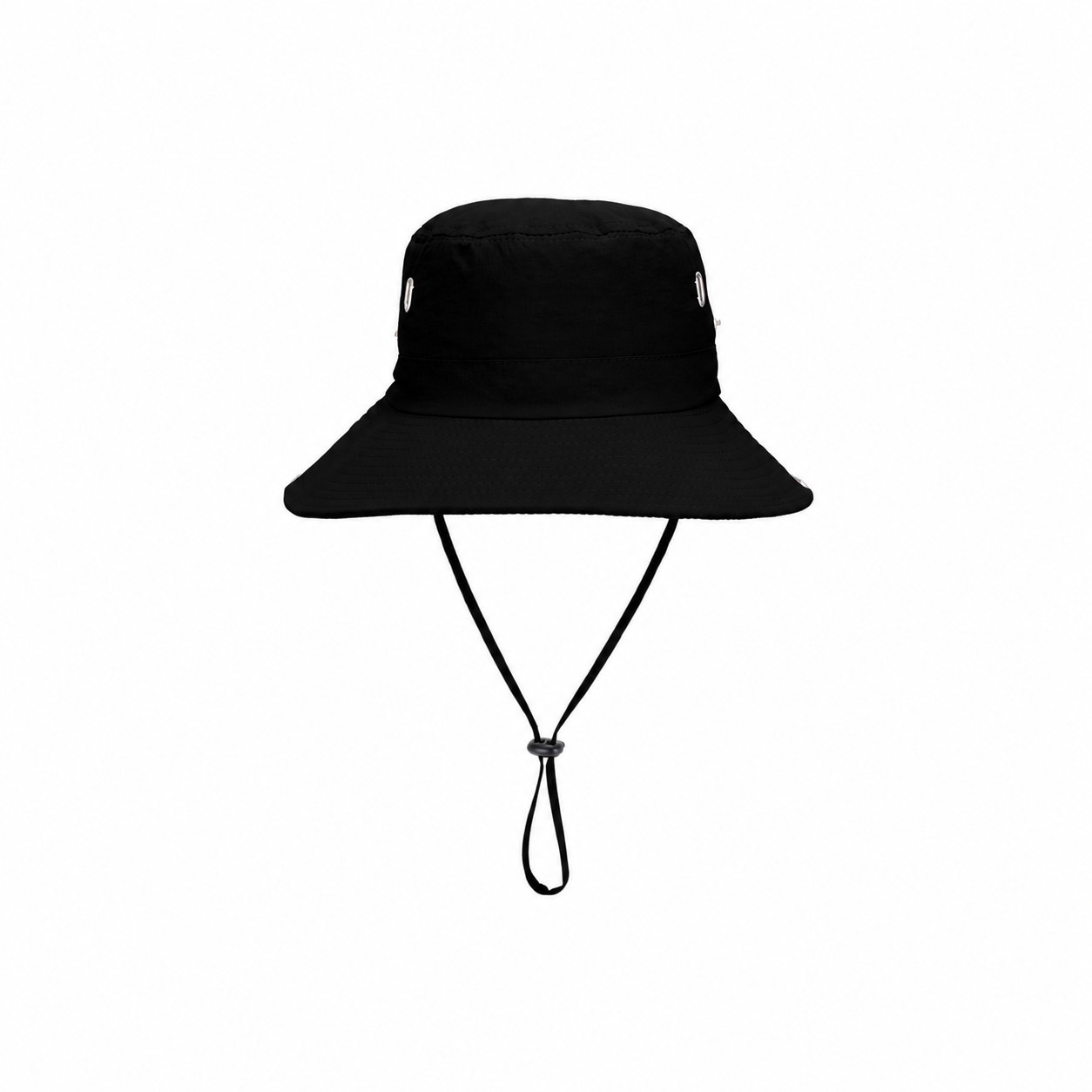 Polyester Bucket Hat — Black