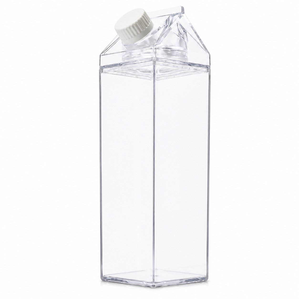 Carton Profile Clear Plastic Beverage Bottle — view 2