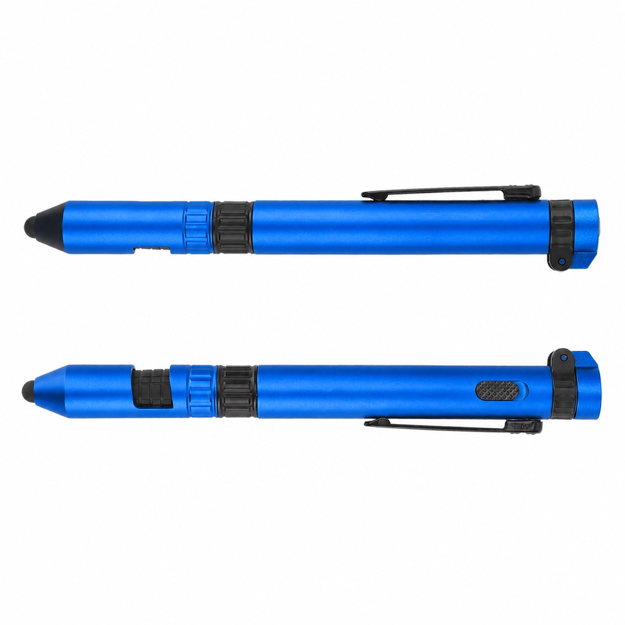 7-in-1 ABS Plastic Multi-Tool Pen — Blue