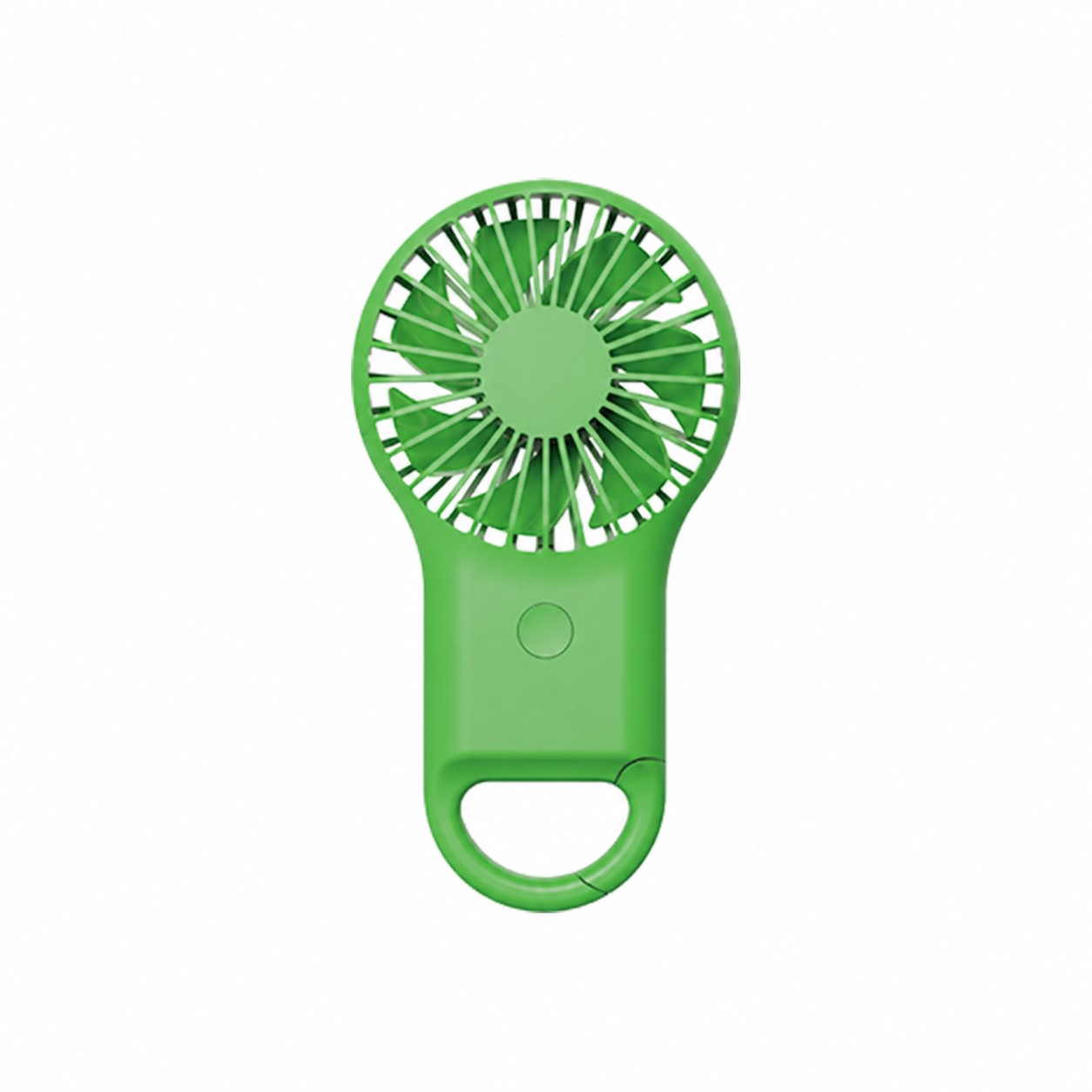 Buckle Clip Handheld Cooling Fan — Green