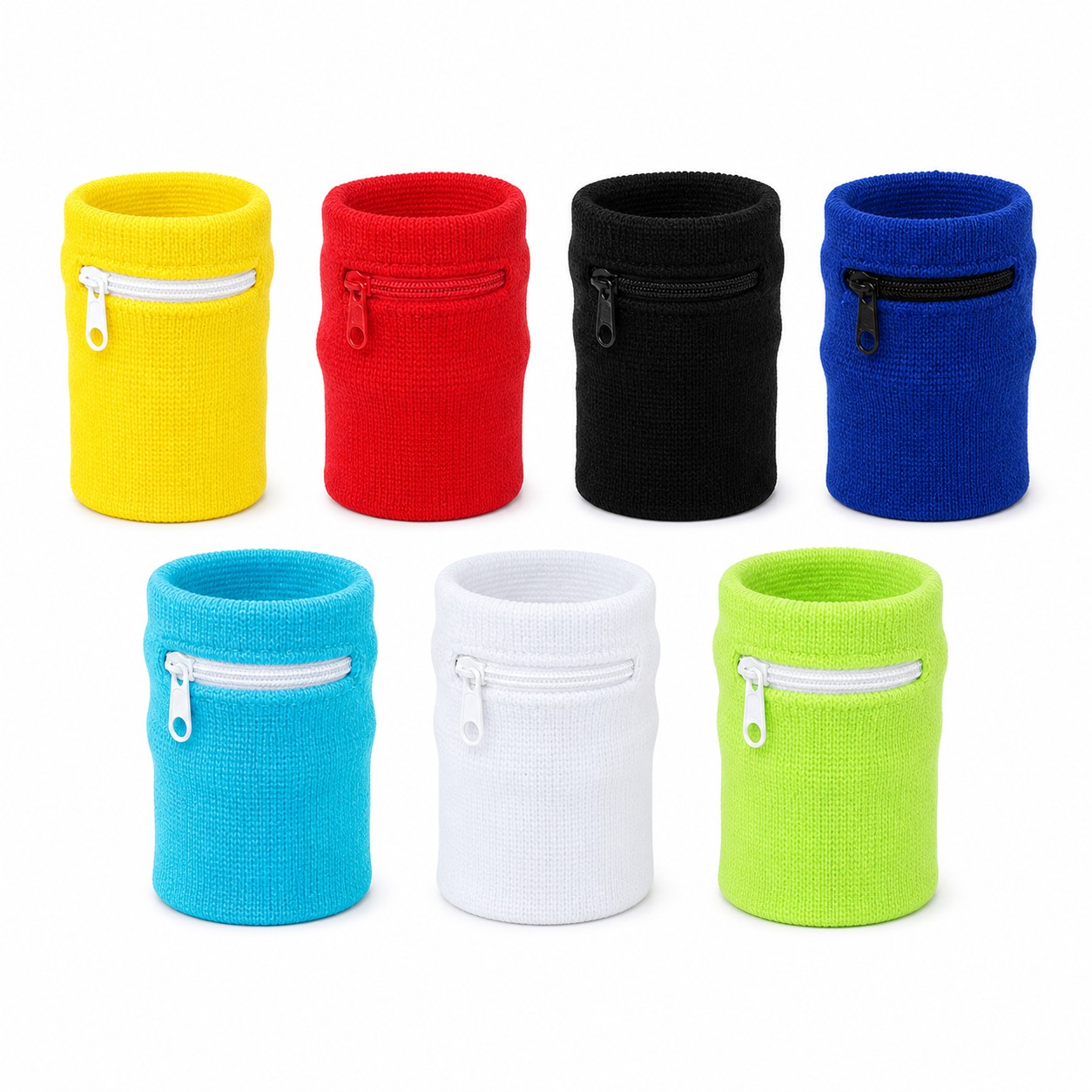 Cotton Zipper Pocket Wristband — view 2