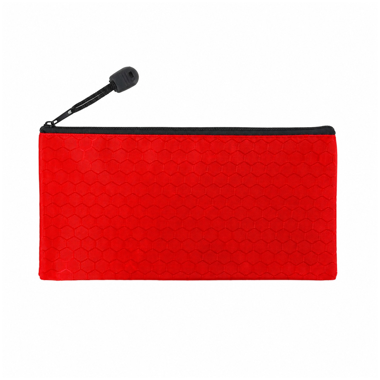 Waterproof Canvas Pencil Pouch — Red