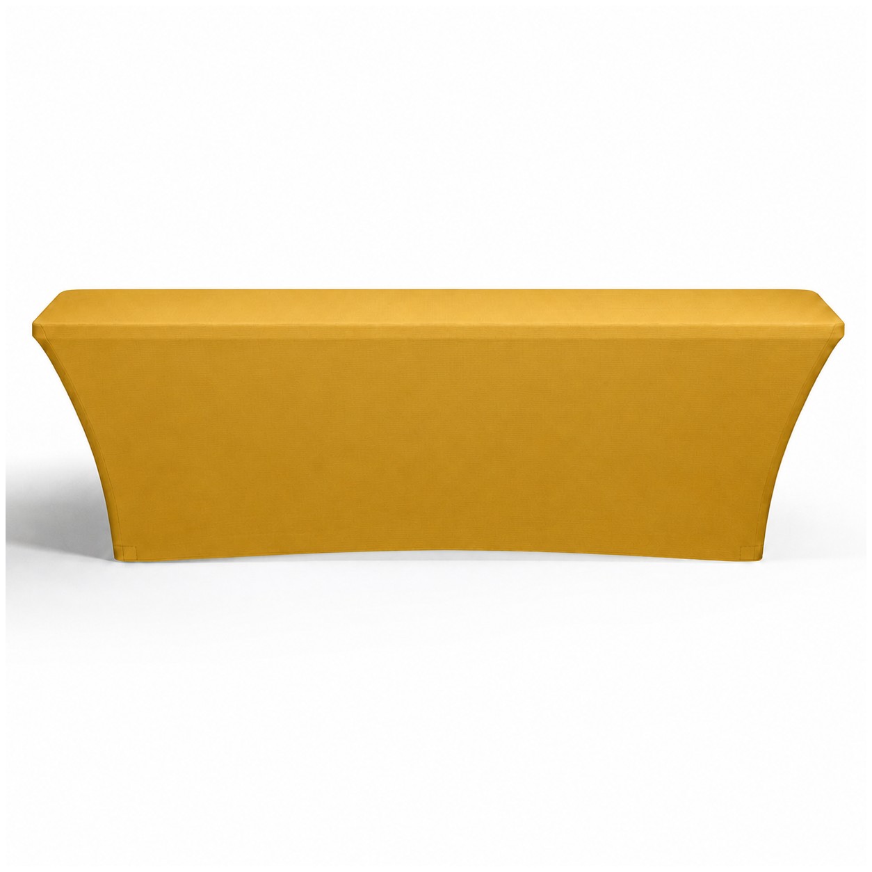 8-Foot Standard Stretch Table Cover — Brass Gold