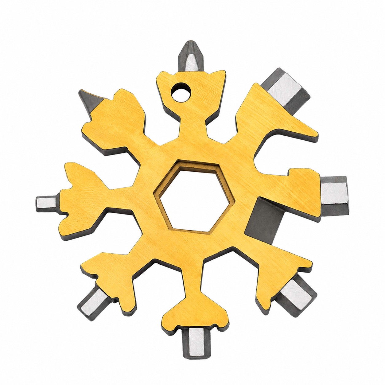 Snowflake Stainless 18 Function Tool — Gold