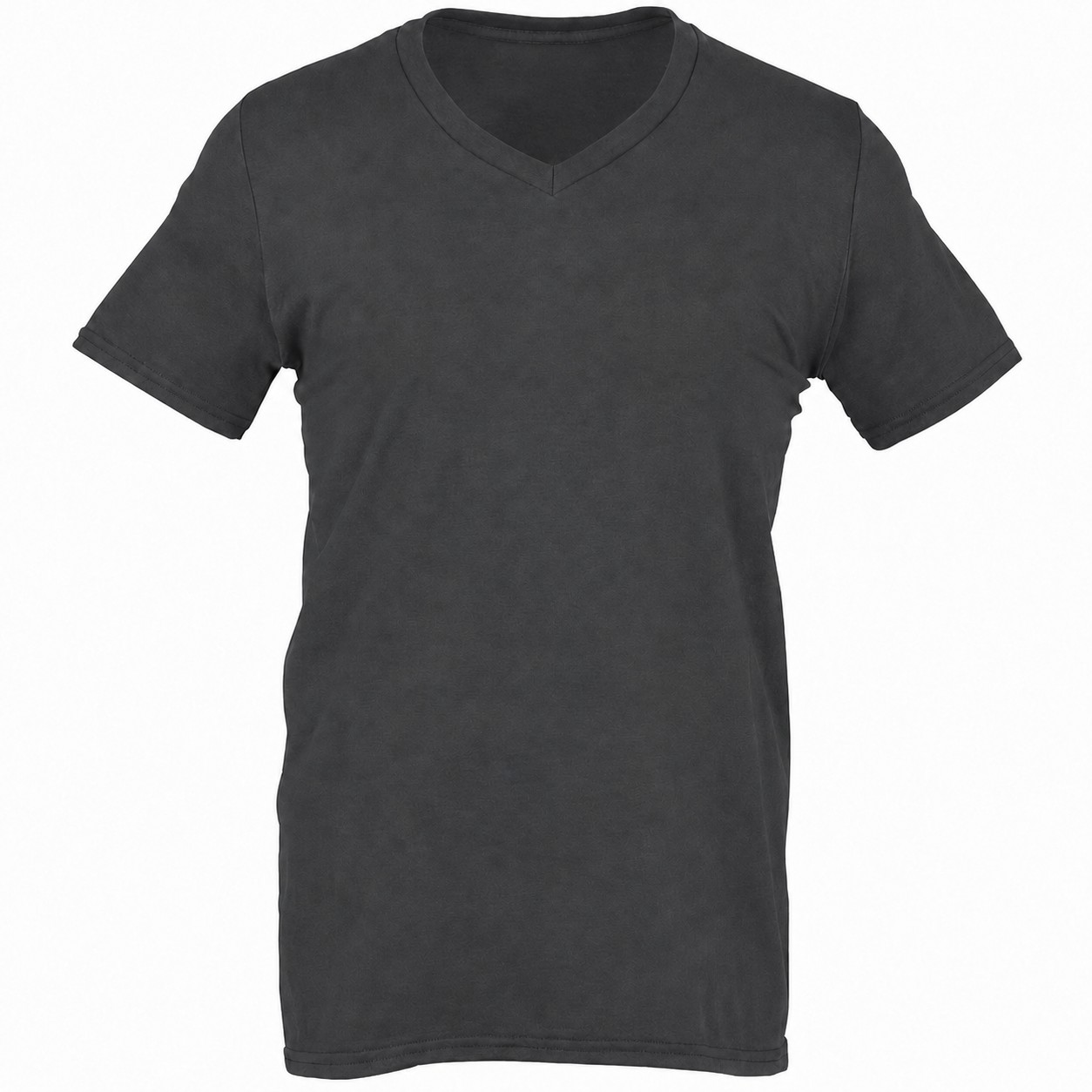 Soft Cotton V Neck T Shirt — view 2