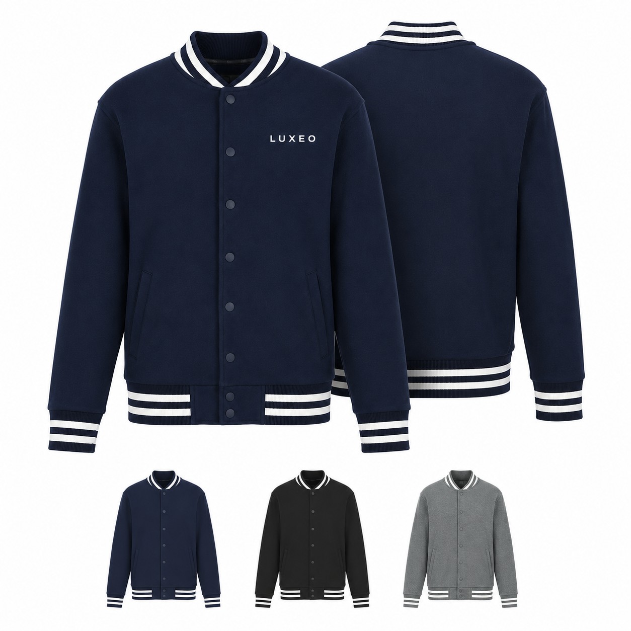 Cotton Acrylic Full Zip Sweater