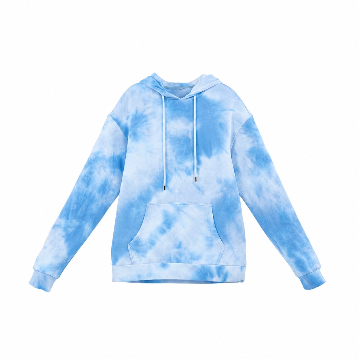 Classic Unisex Tie-Dyed Pullover Hoodie — Sky Blue