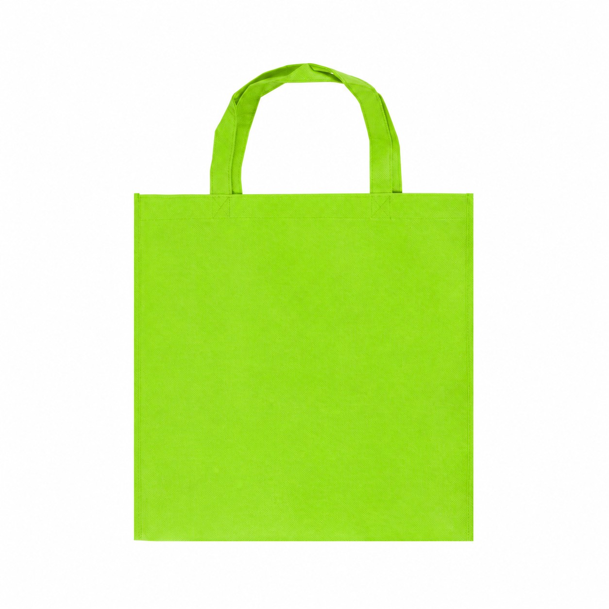Fold-Flat Storage Tote Bag — Lime Green