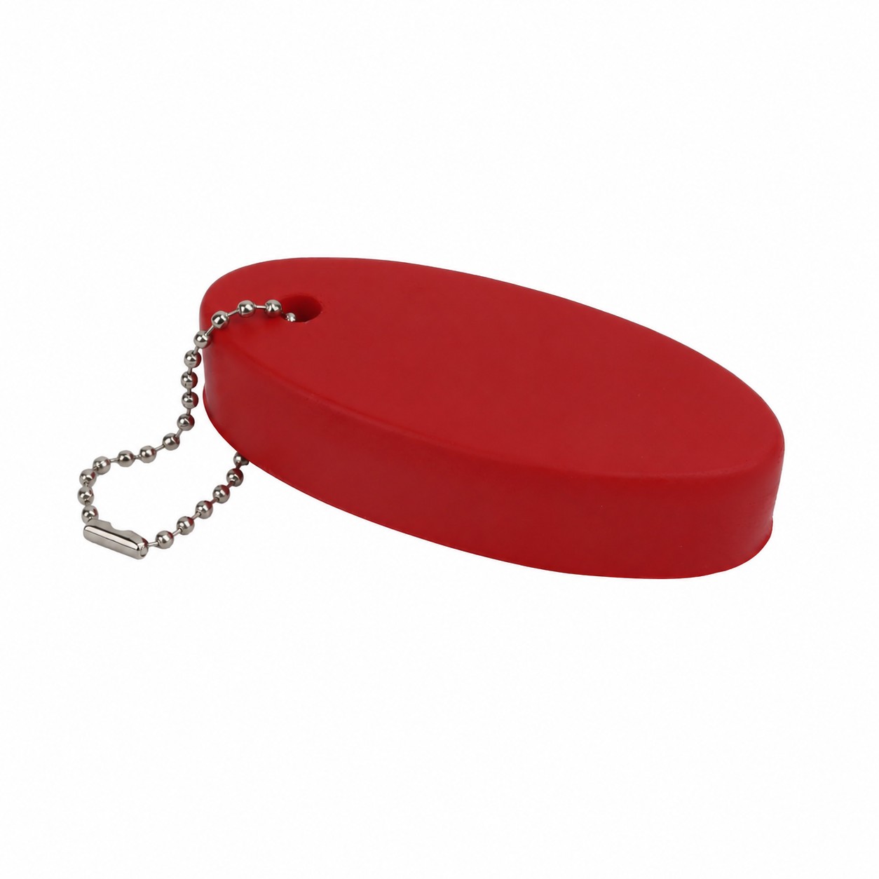 PU Floating Oval Key Tag — view 2