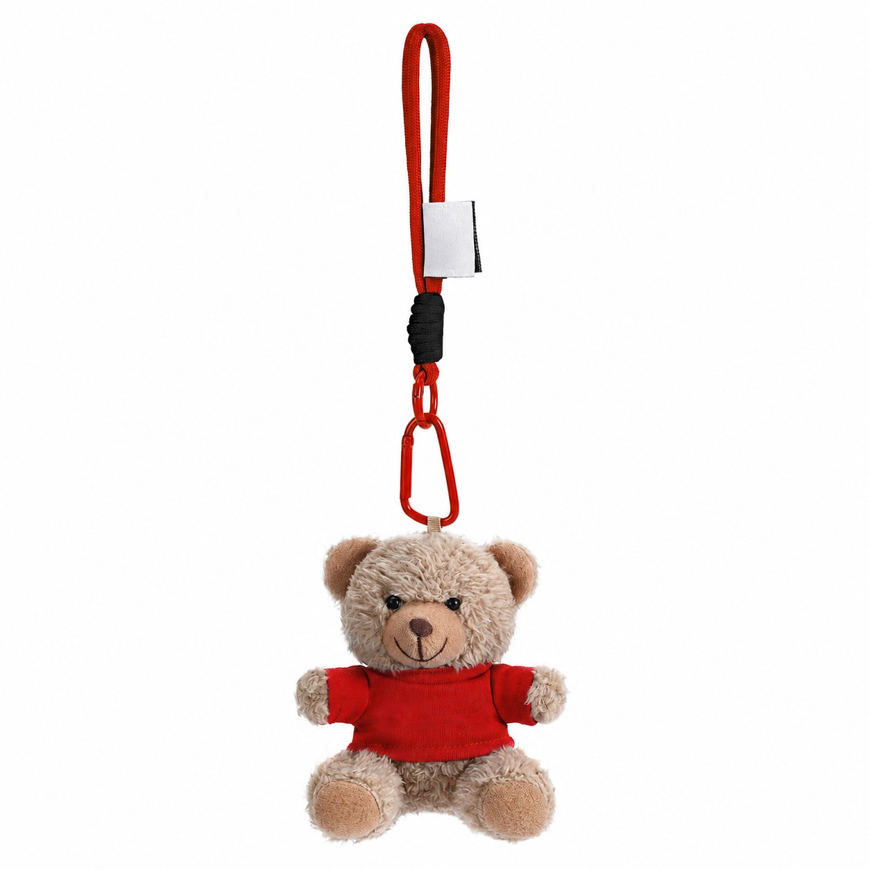 Plush Teddy Bear Keychain With Shirt — view 2
