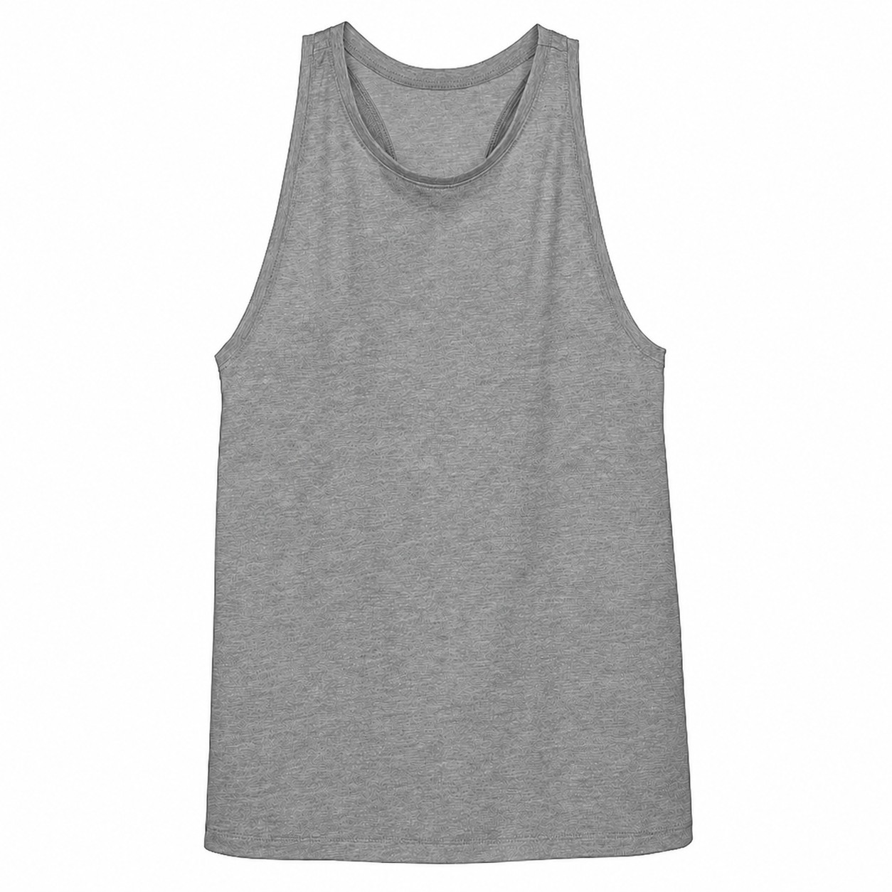 Ladies Tri Blend Racerback Tank — Gray
