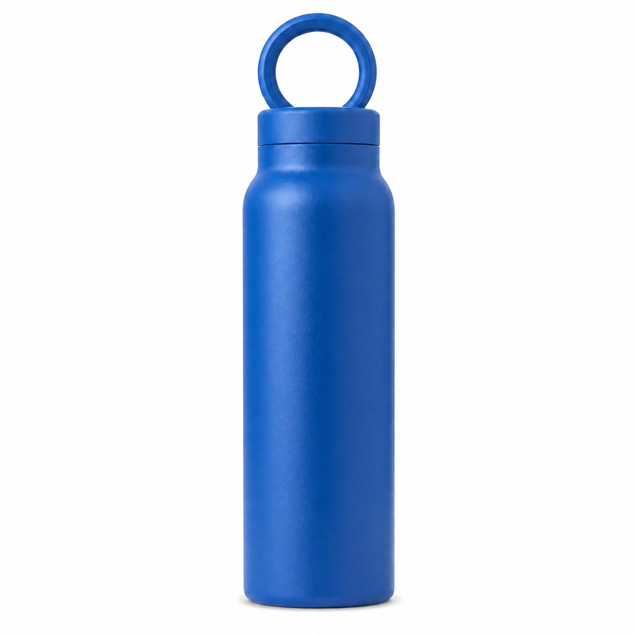 Magnetic Lid Insulated Water Bottle — Blue