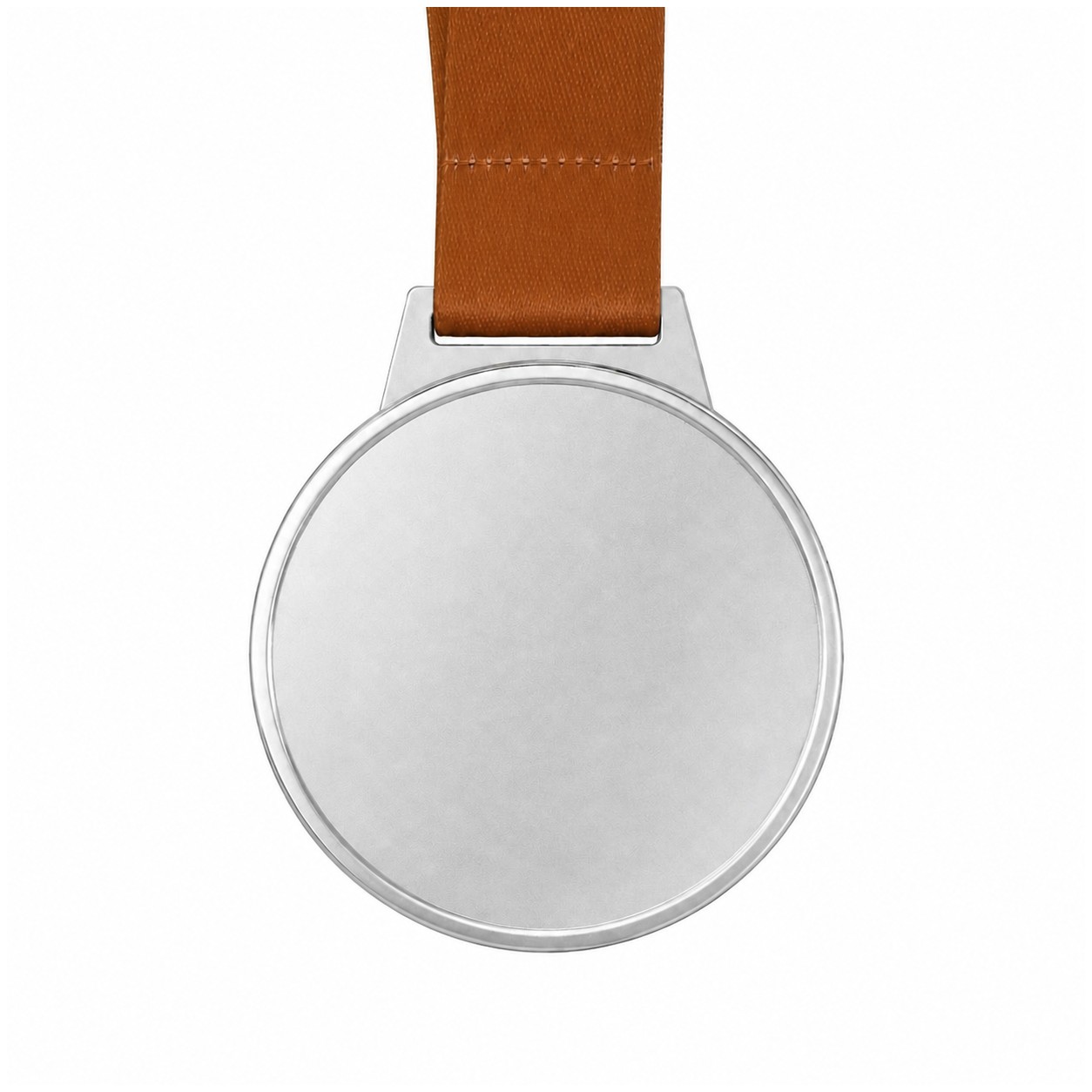 Single Sided Hard Enamel Medal — Copper Brown