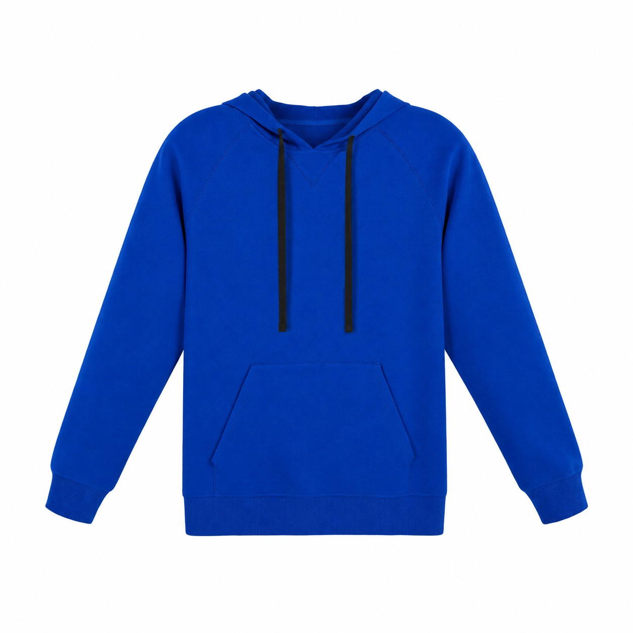 Cotton Smooth Surface Hoodie — Royal Blue