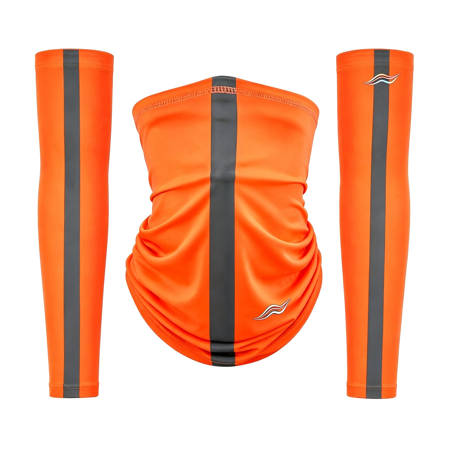 Ice Silk Reflective Neck Gaiter Sleeve Set